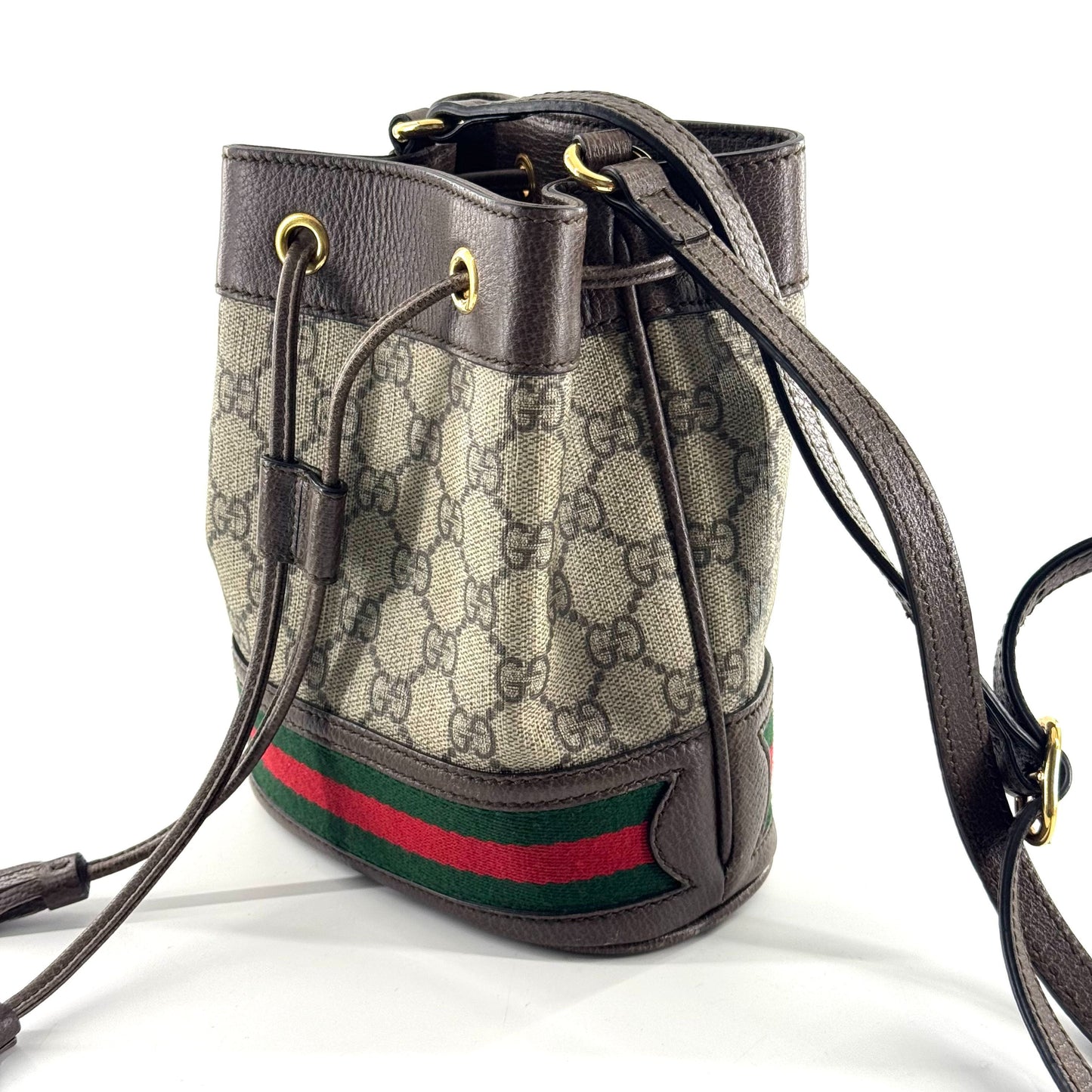 Gucci - Drawstring Bucket Bag - Cloth - Multicolour