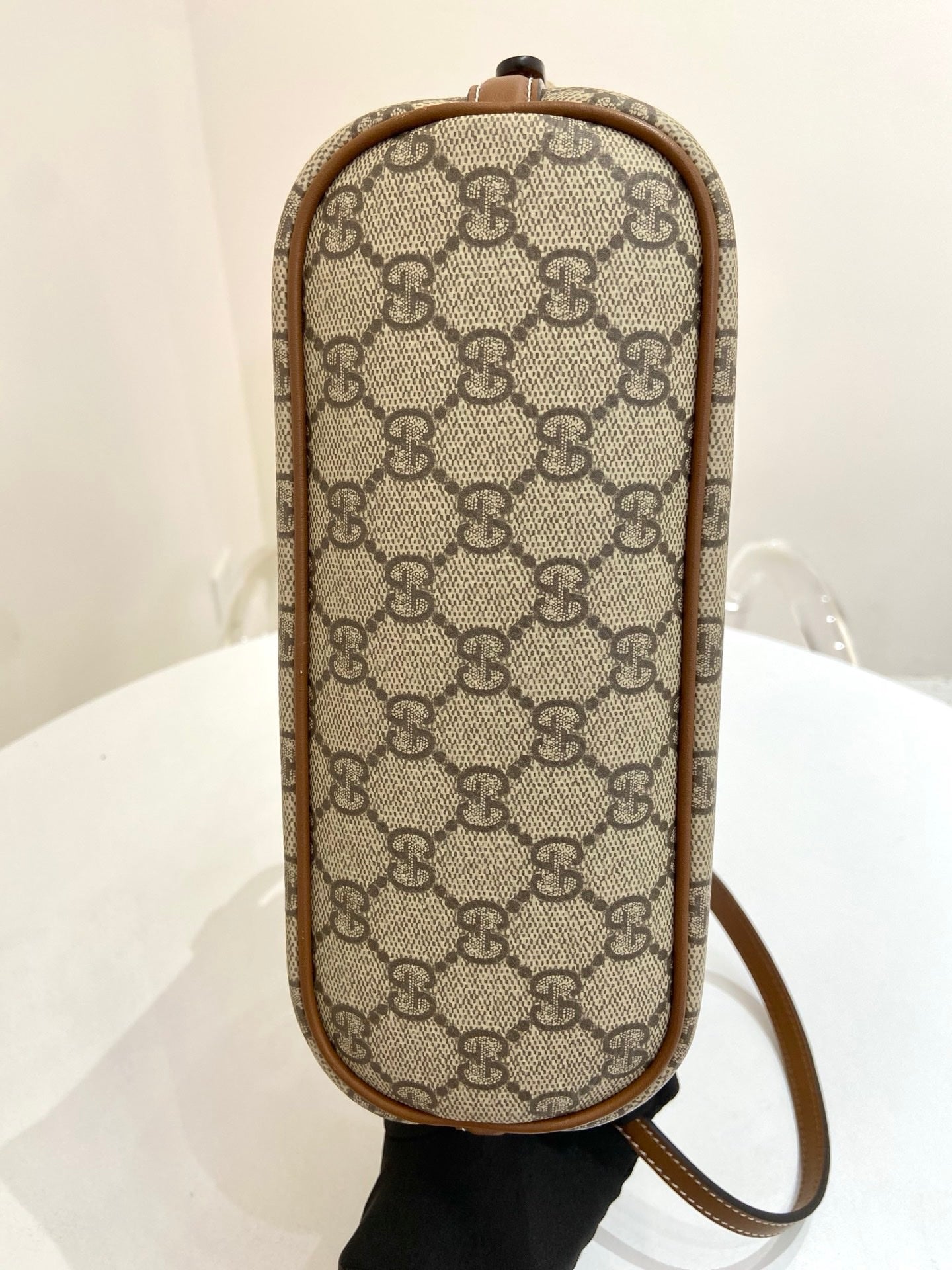 Gucci - Emblem - Leather - Brown - (small)