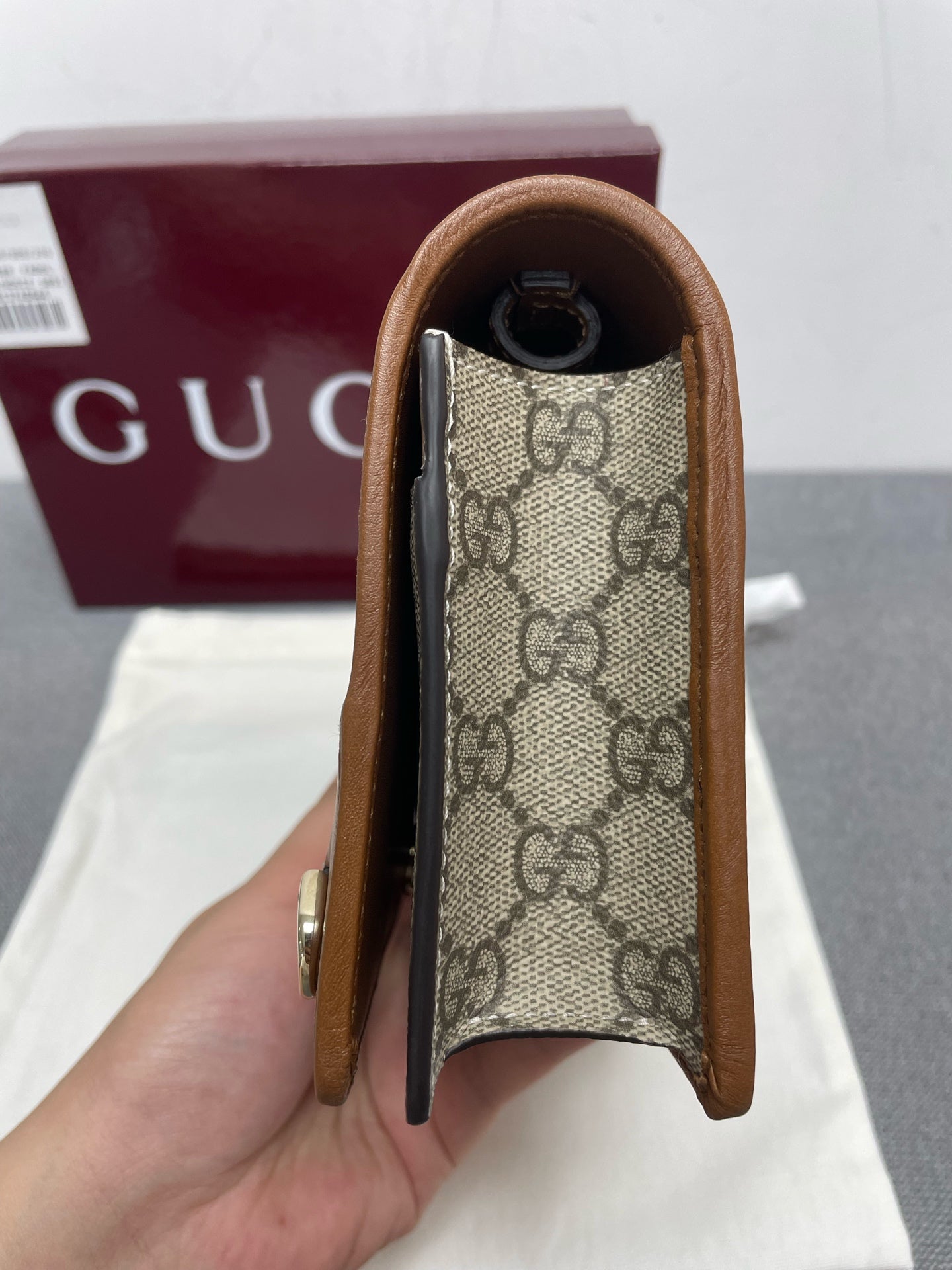 Gucci - Emblem - Synthetic - Beige - (mini)