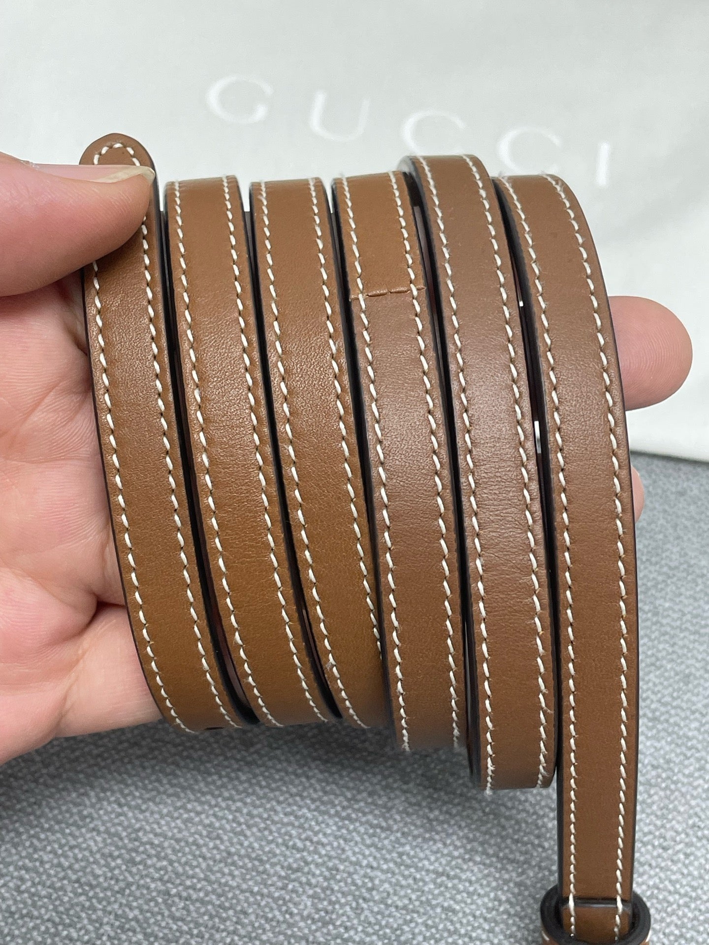 Gucci - Emblem - Synthetic - Beige - (mini)