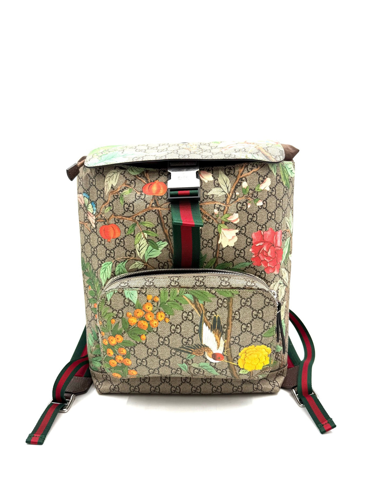 Gucci - GG Floral Backpack - Synthetic - Multicolour - (large)