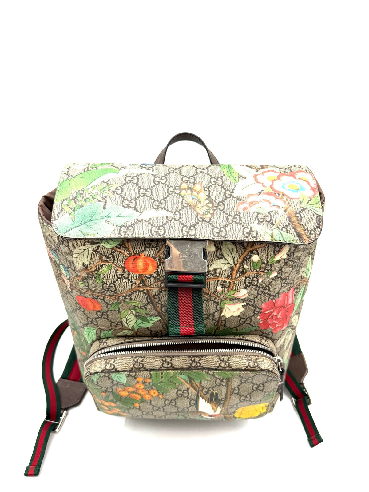 Gucci - GG Floral Backpack - Synthetic - Multicolour - (large)