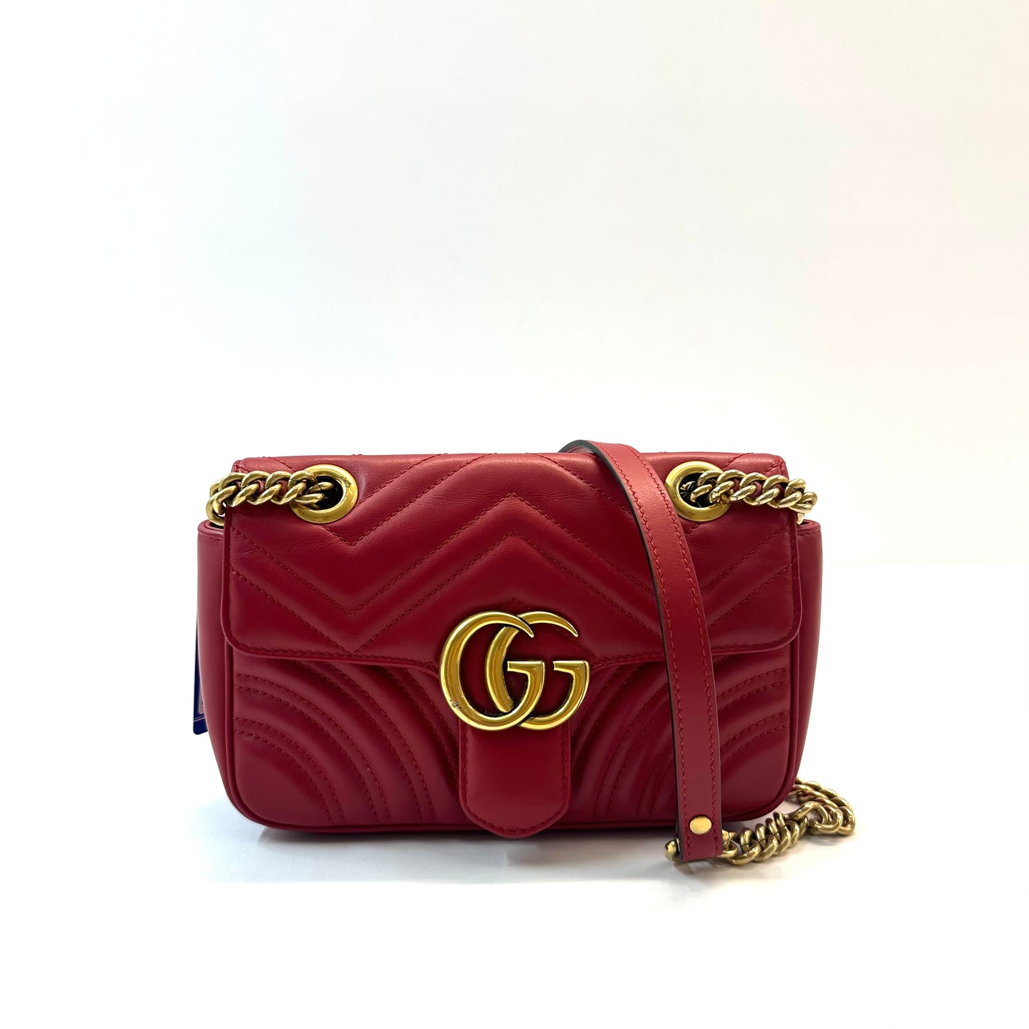 Gucci - GG Marmont - Leather - Red