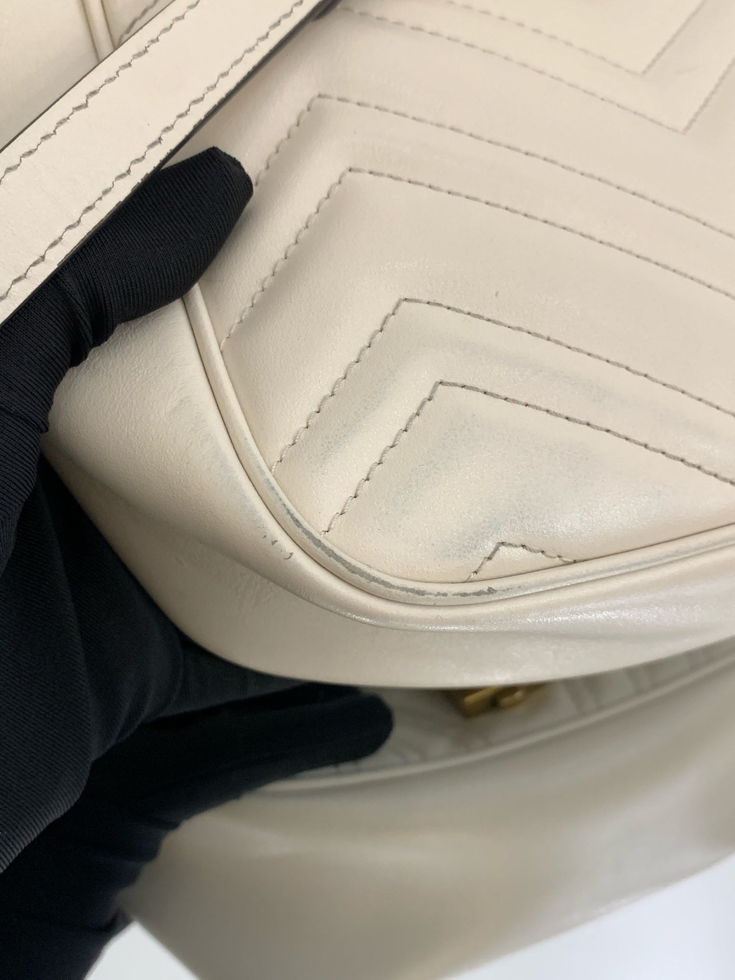 Gucci - GG Marmont - Leather - Beige