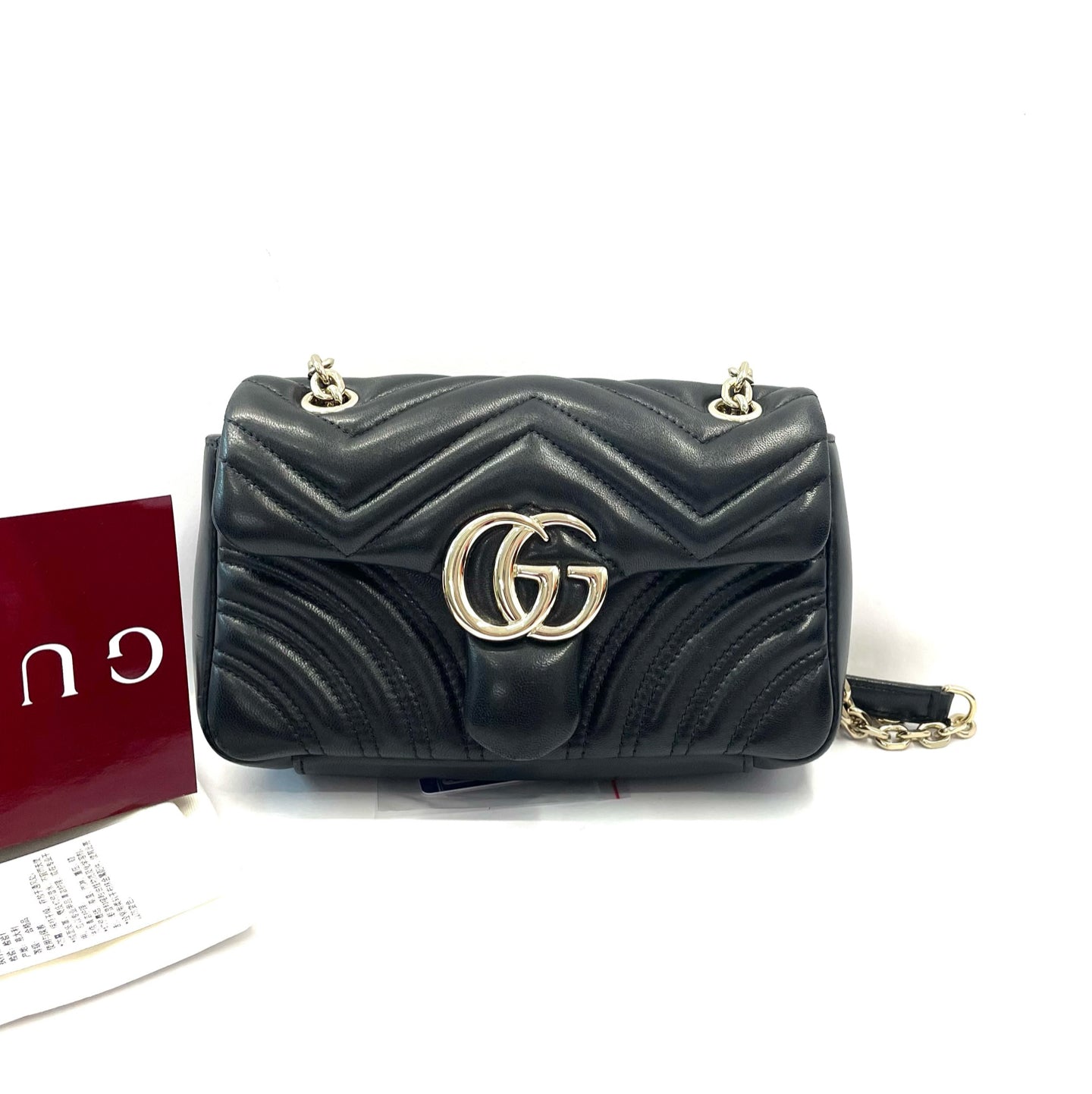 Gucci - GG Marmont - Leather - Black