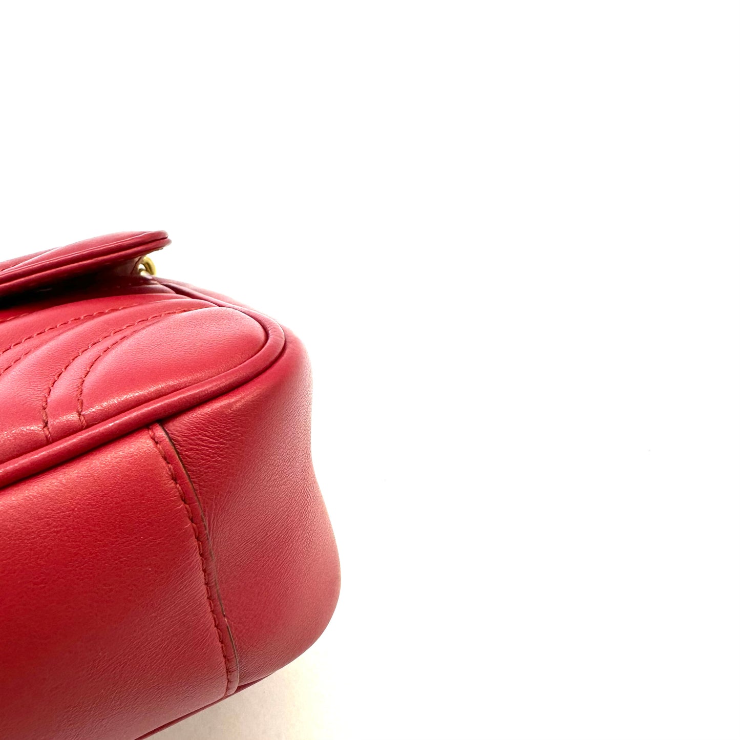 Gucci - GG Marmont - Leather - Red