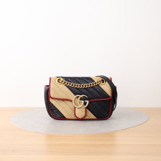 Gucci - GG Marmont 22 - Leather - Multicolour
