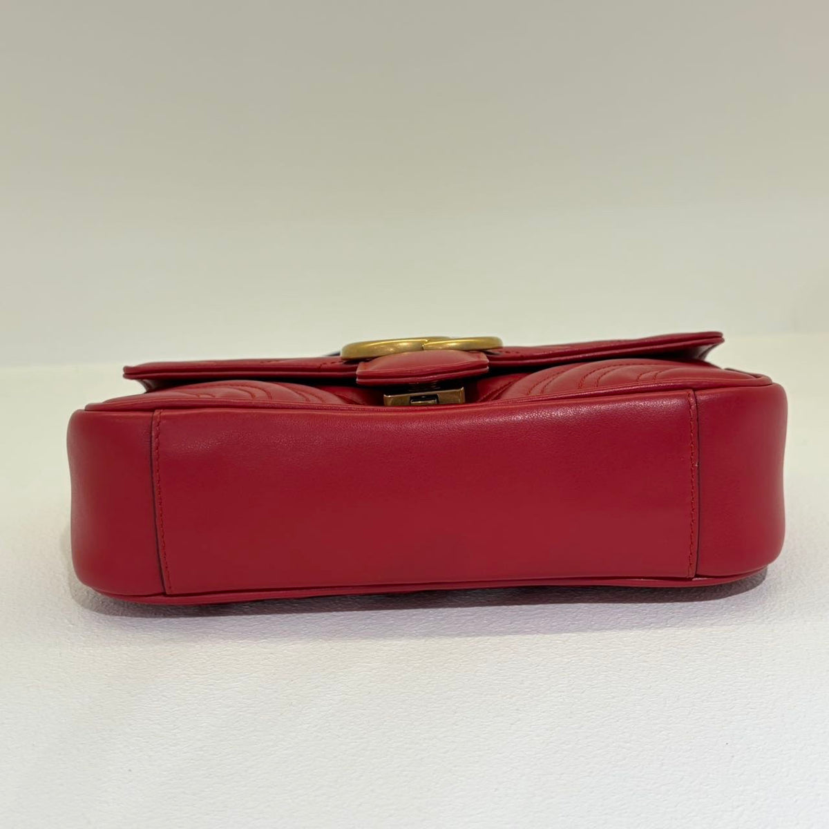 Gucci - GG Marmont 22 - Leather - Red - (small)
