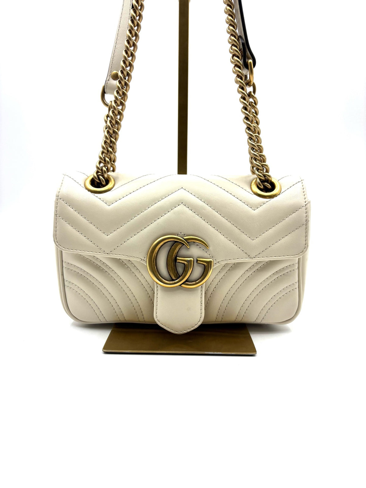 Gucci - GG Marmont 22 - Leather - White - (mini)