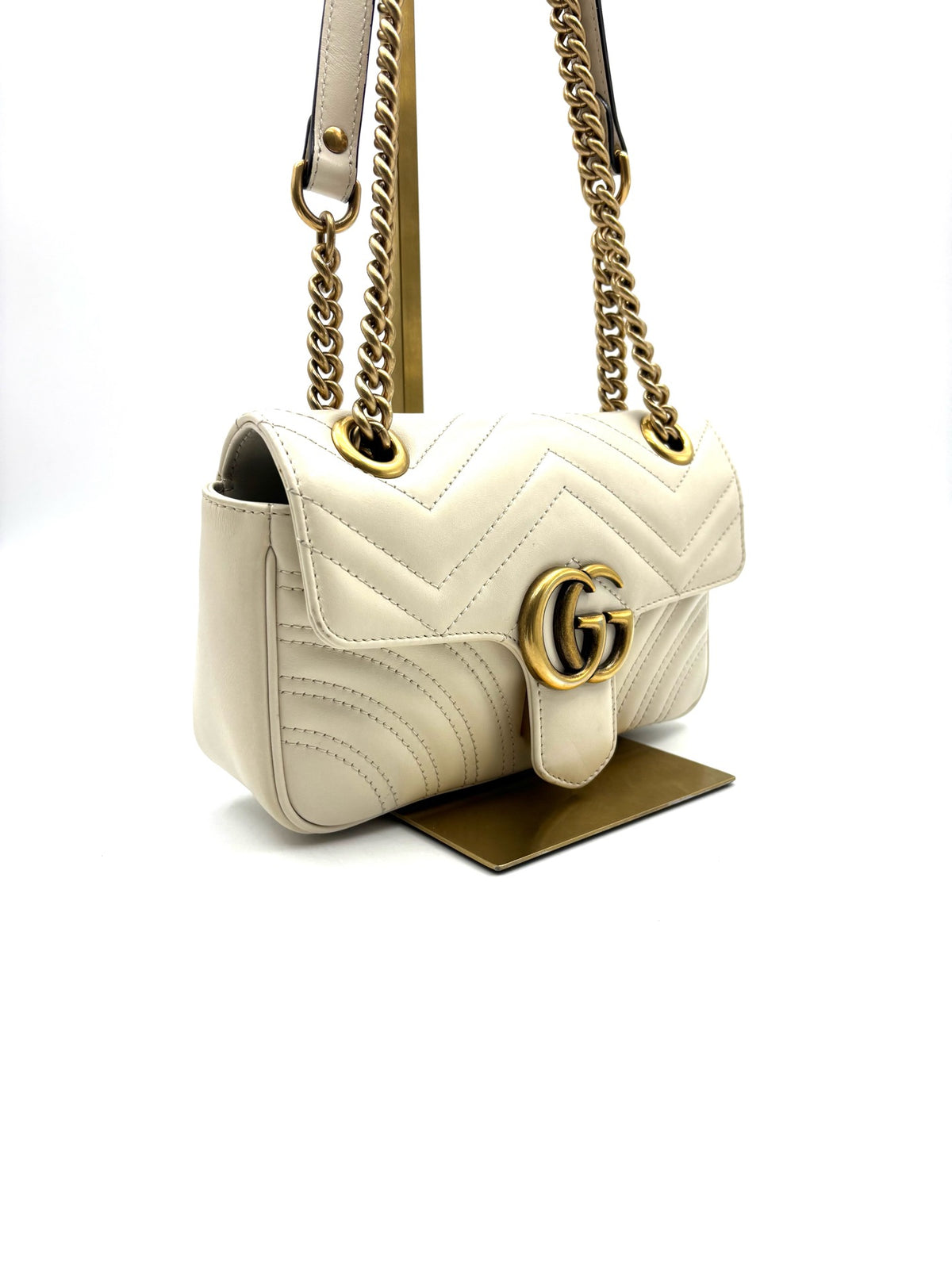 Gucci - GG Marmont 22 - Leather - White - (mini)