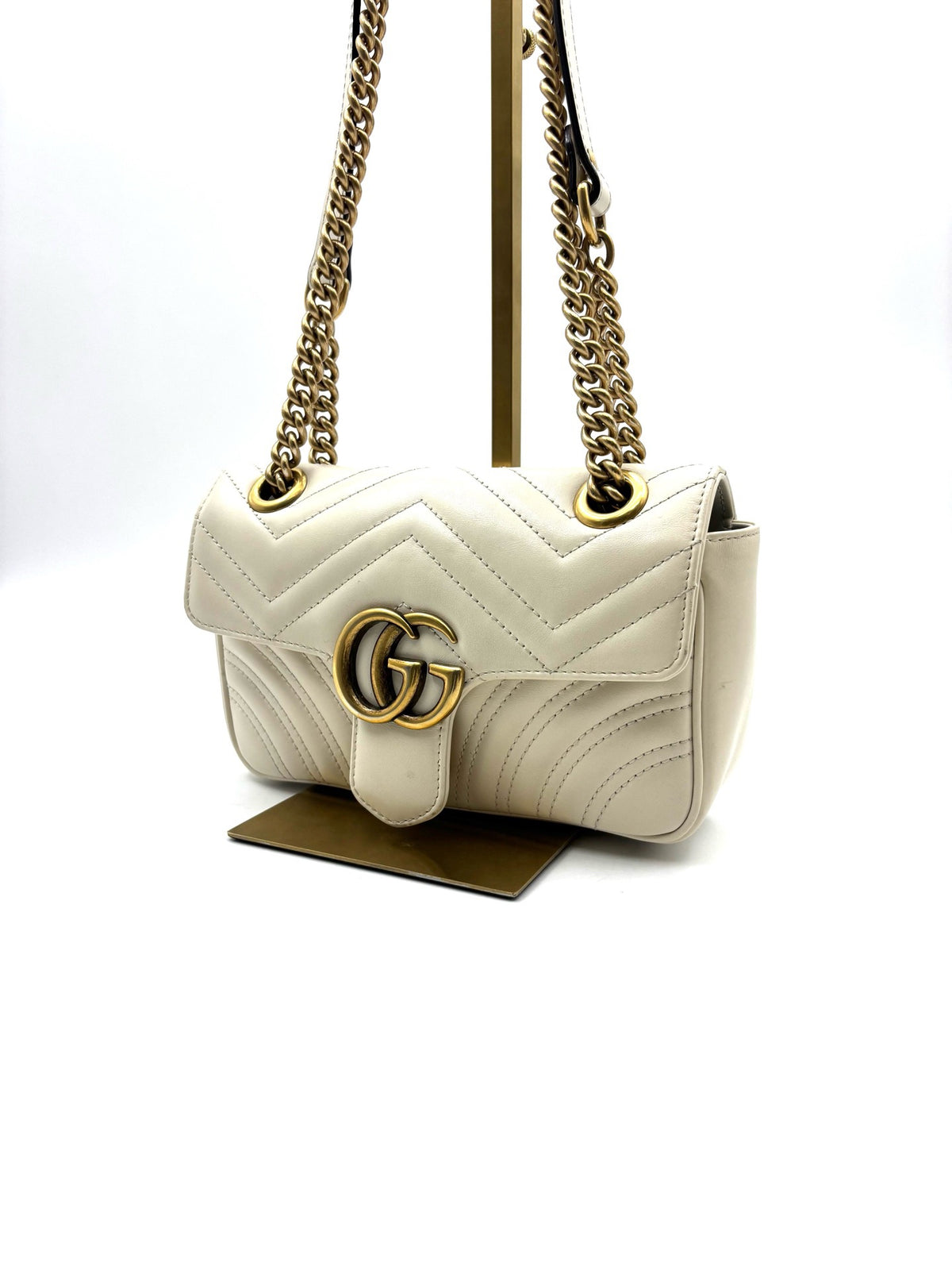 Gucci - GG Marmont 22 - Leather - White - (mini)