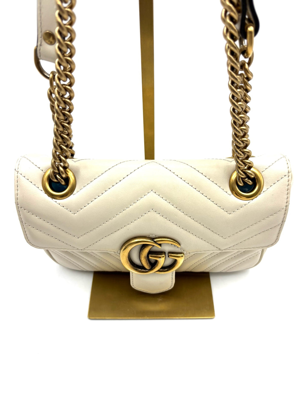 Gucci - GG Marmont 22 - Leather - White - (mini)