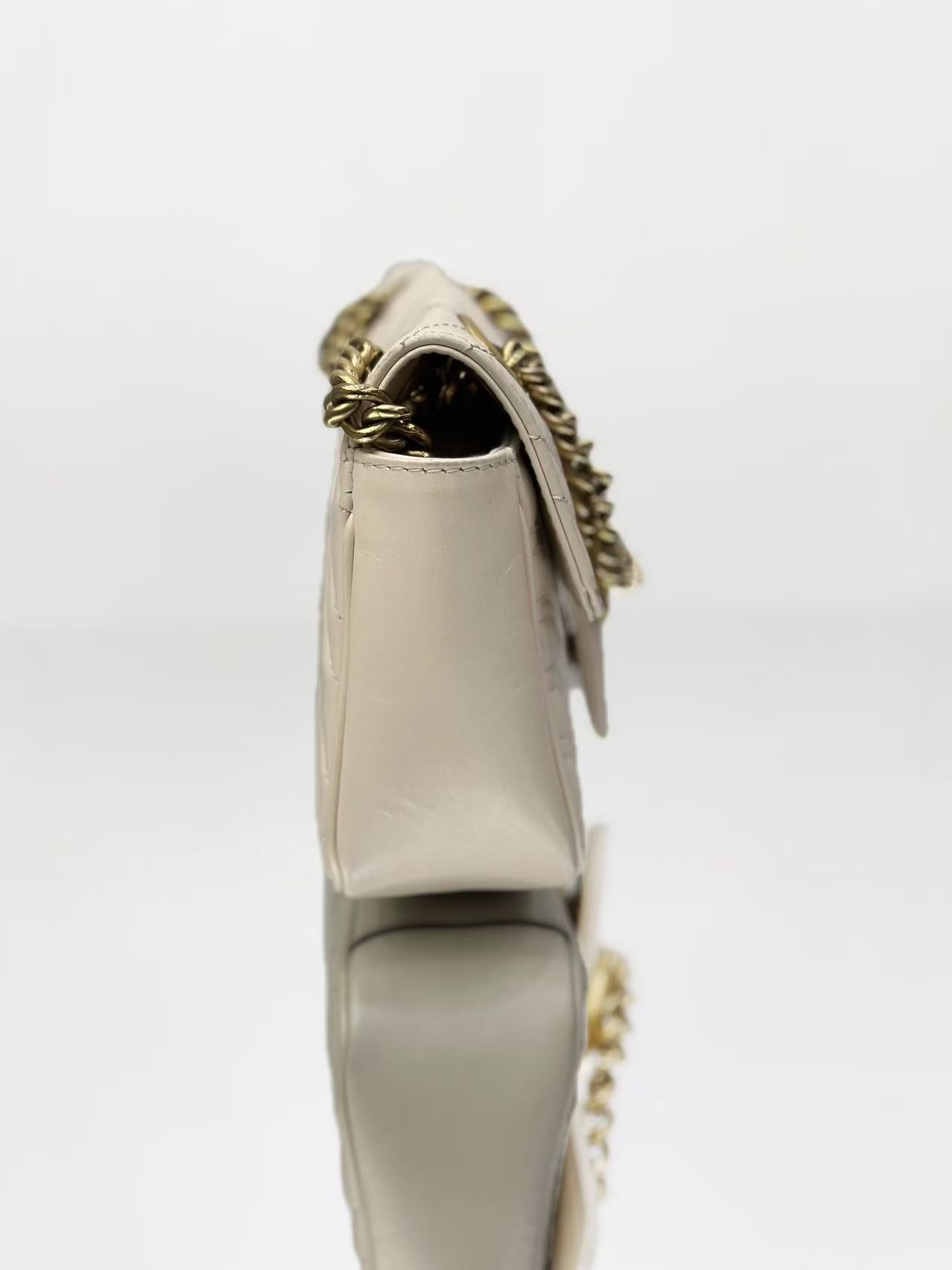 Gucci - GG Marmont 22 Shoulder Bag - Leather - White - (mini)