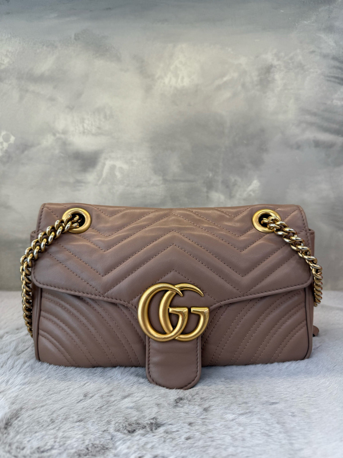 Gucci - GG Marmont 26 - Leather - Brown - (medium)