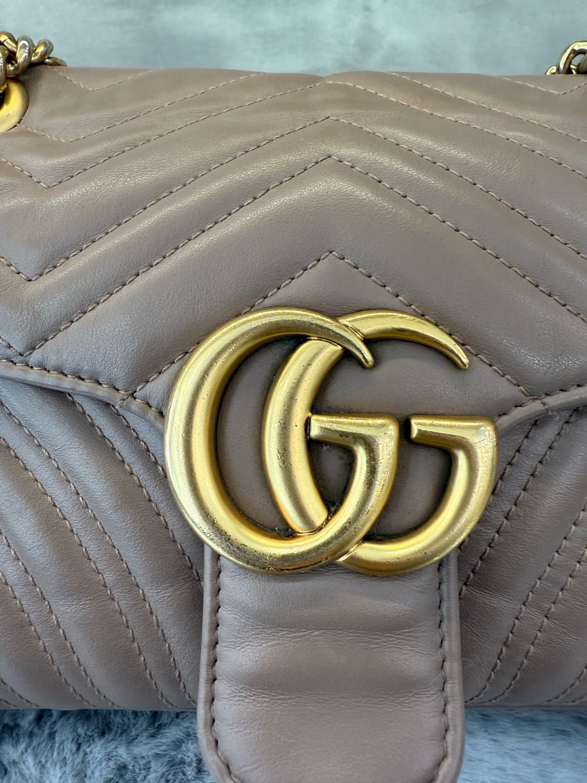 Gucci - GG Marmont 26 - Leather - Brown - (medium)