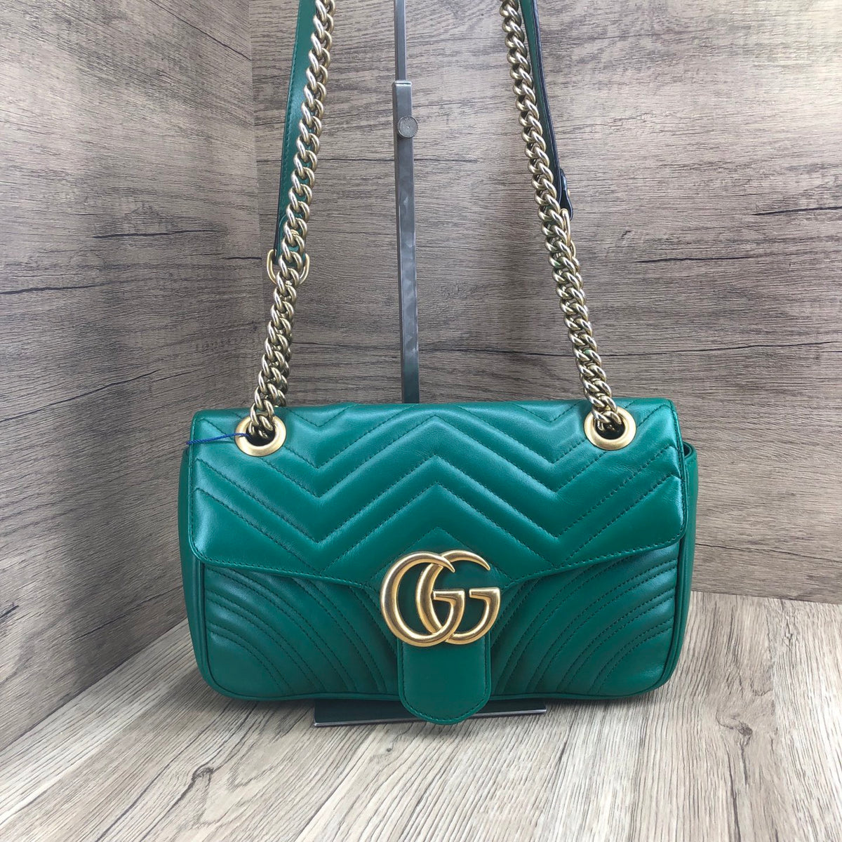 Gucci - GG Marmont 26 - Leather - Green - (medium)