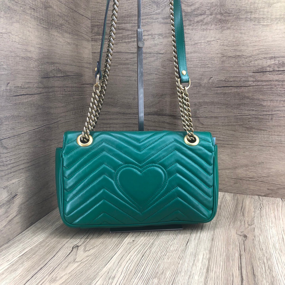 Gucci - GG Marmont 26 - Leather - Green - (medium)