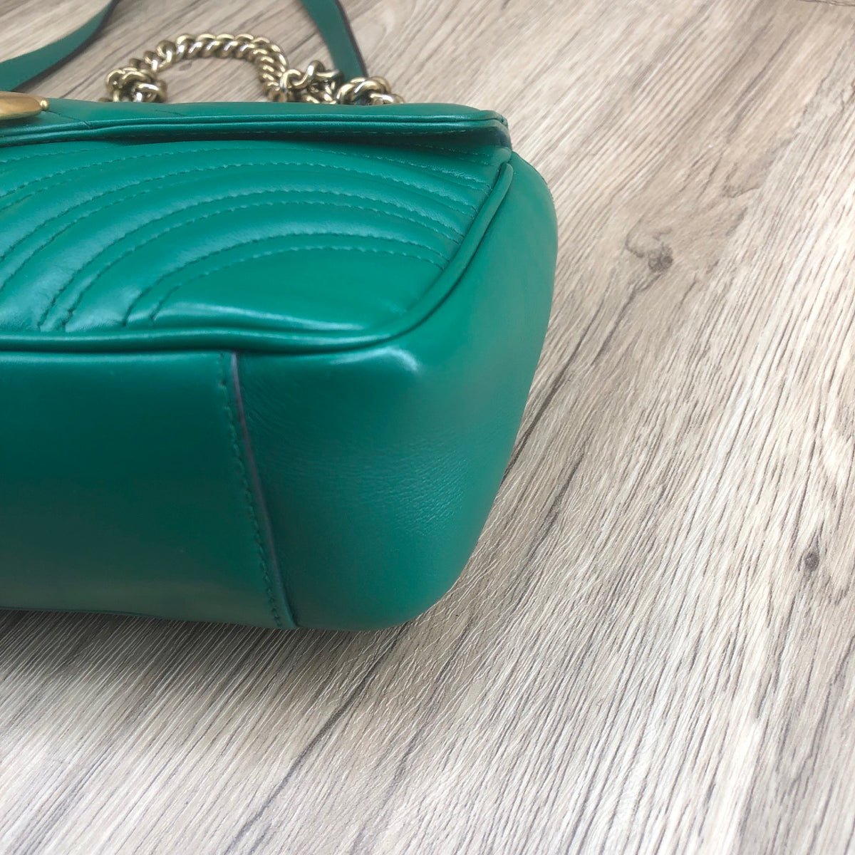 Gucci - GG Marmont 26 - Leather - Green - (medium)
