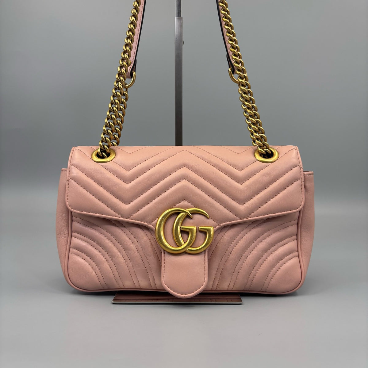 Gucci - GG Marmont 26 - Leather - Pink - (medium)