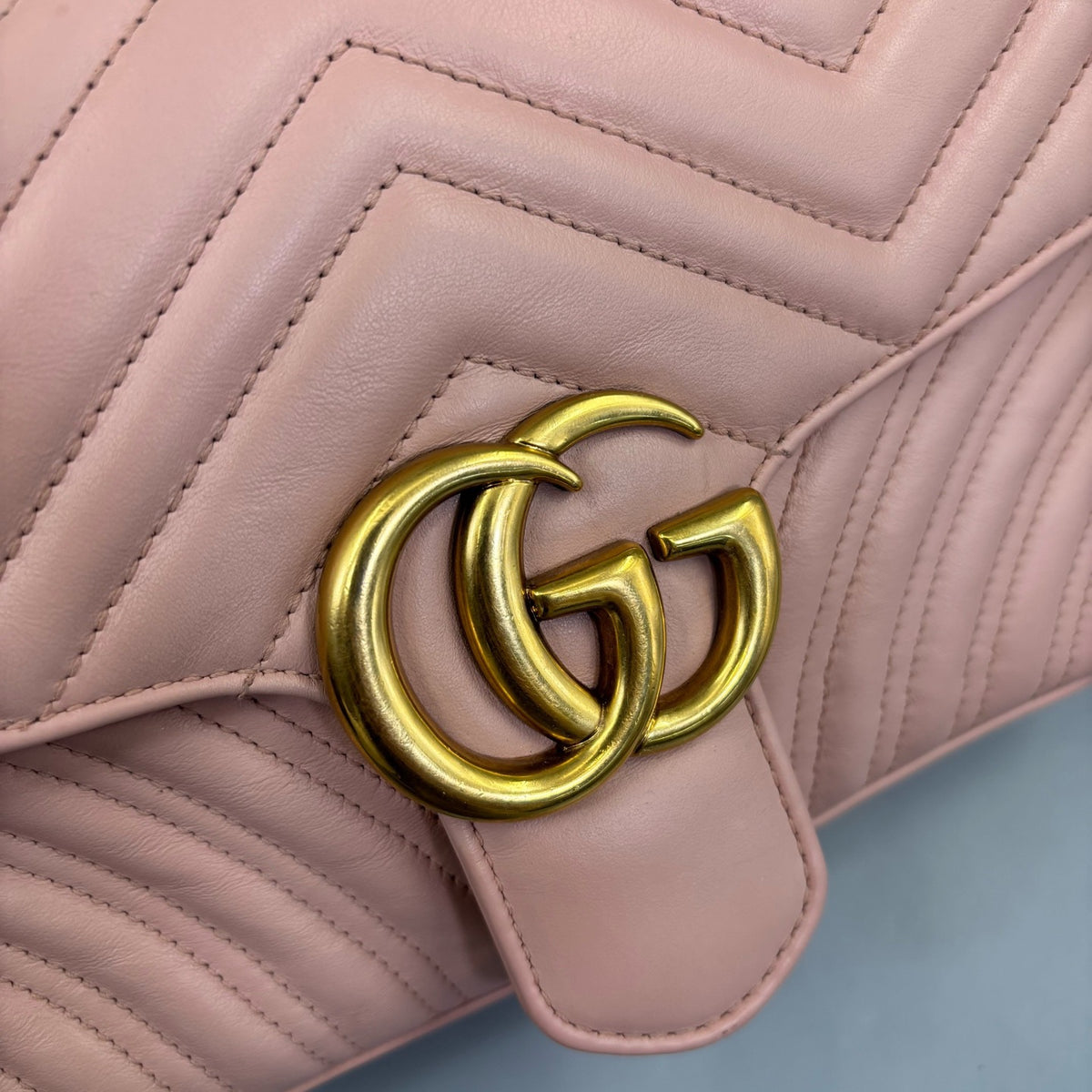 Gucci - GG Marmont 26 - Leather - Pink - (medium)