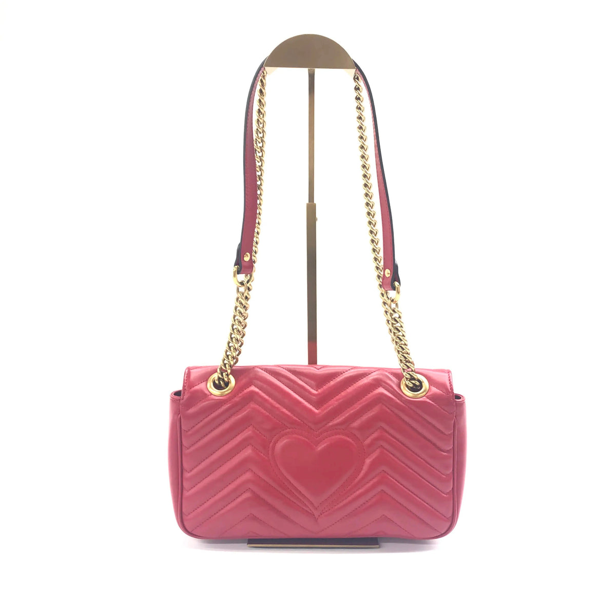 Gucci - GG Marmont 26 - Leather - Red - (medium)