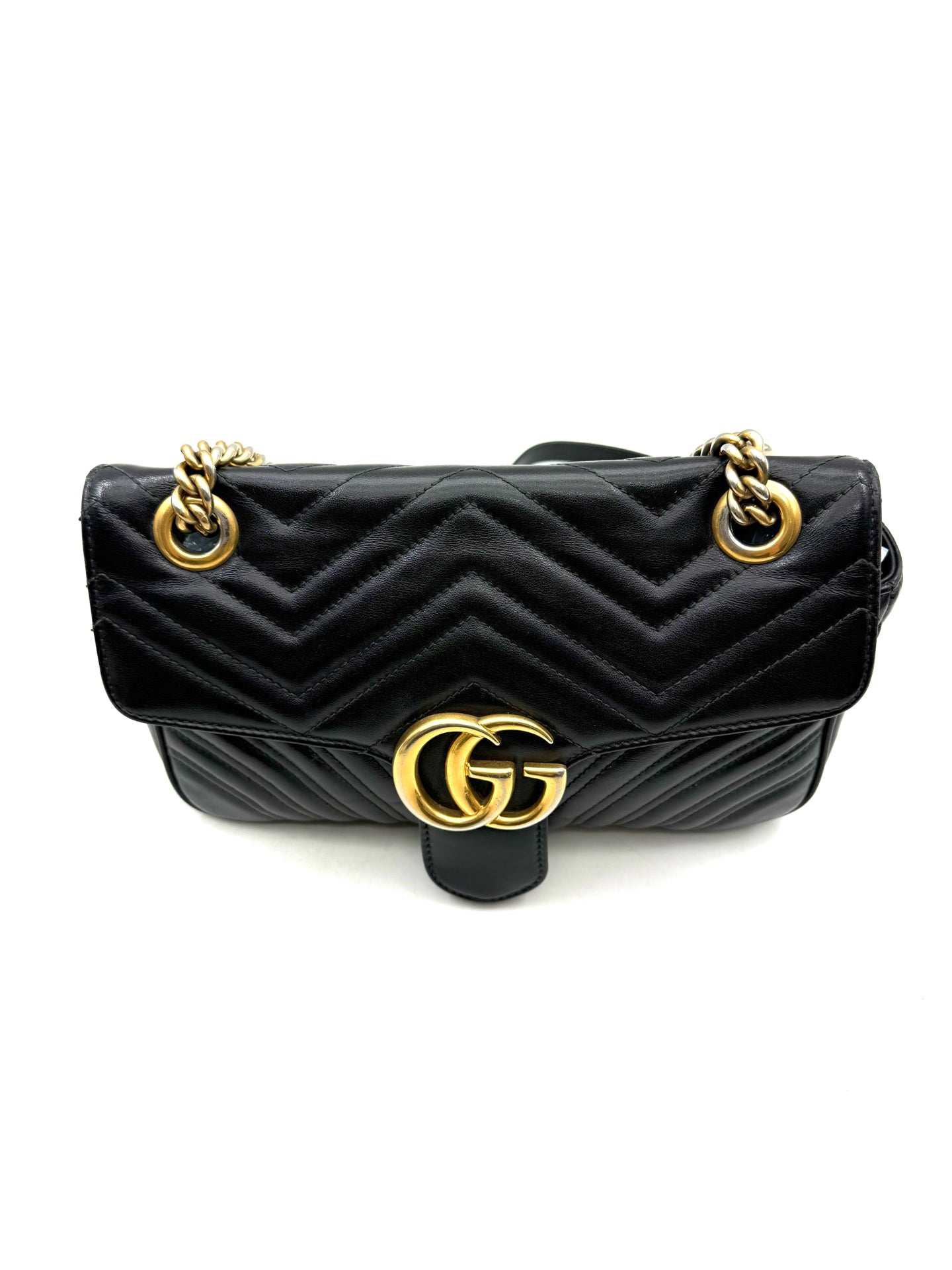 Gucci - GG Marmont - Leather - Black