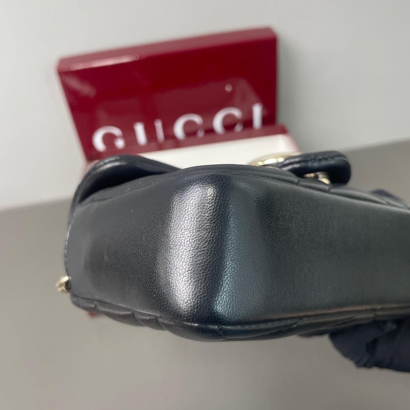 Gucci GG Marmont Lambskin Leather Black - view 2