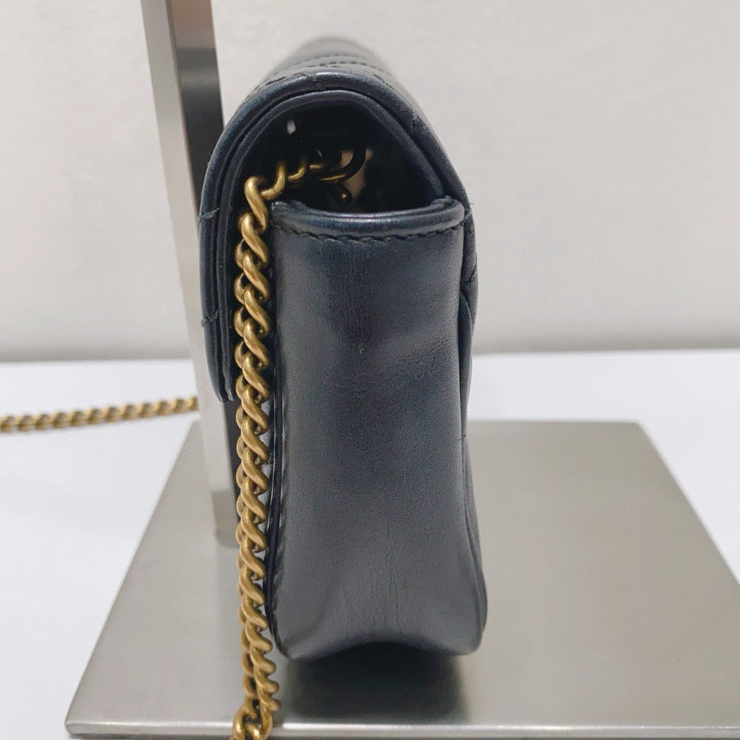 Gucci - GG Marmont - Leather - Black