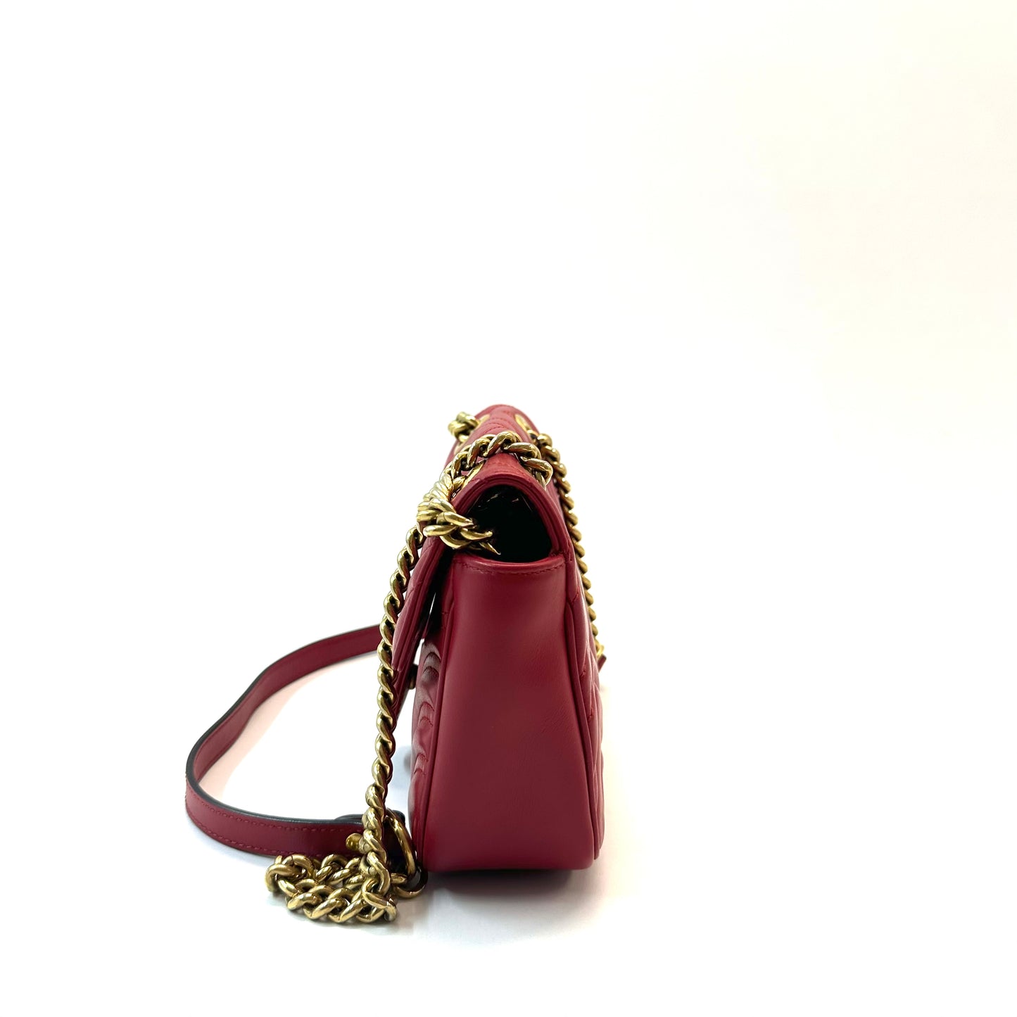 Gucci - GG Marmont - Leather - Red