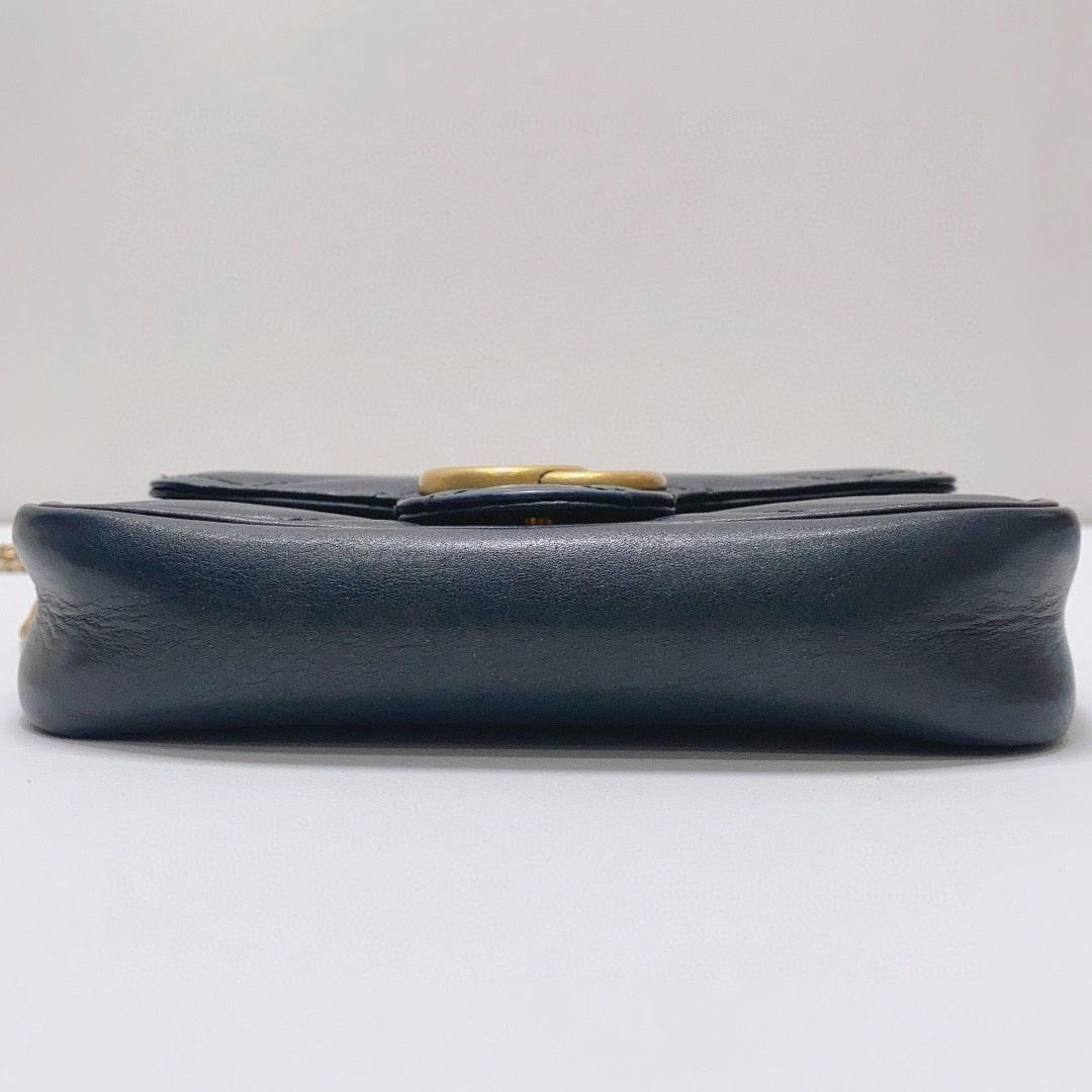 Gucci - GG Marmont - Leather - Black
