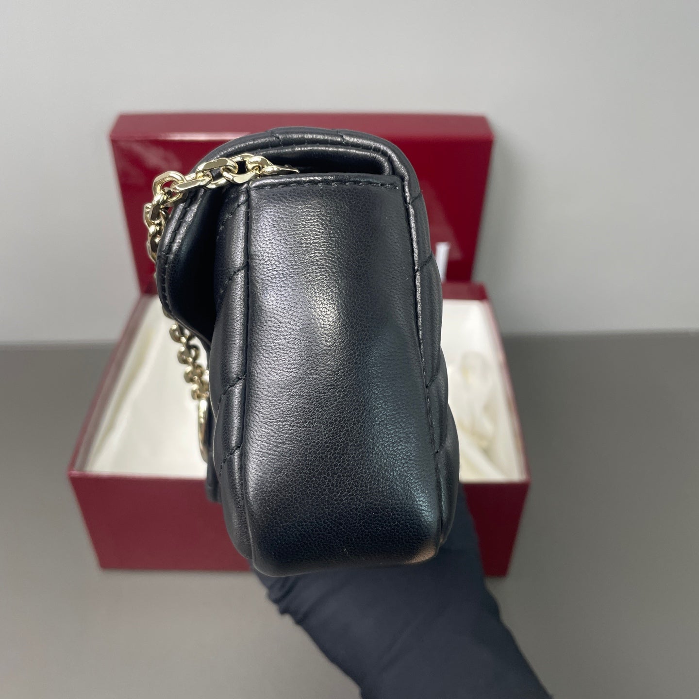 Gucci GG Marmont Lambskin Leather Black - view 5