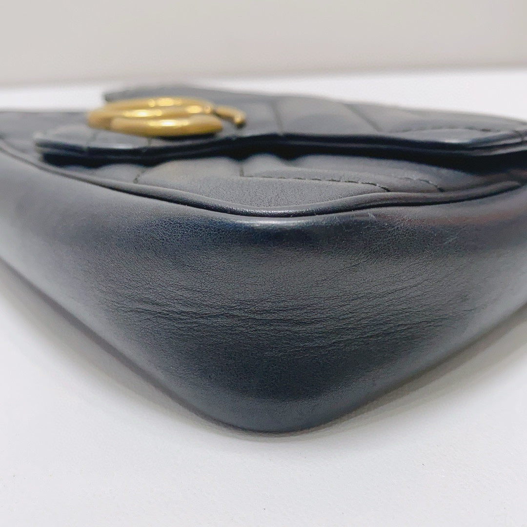 Gucci - GG Marmont - Leather - Black
