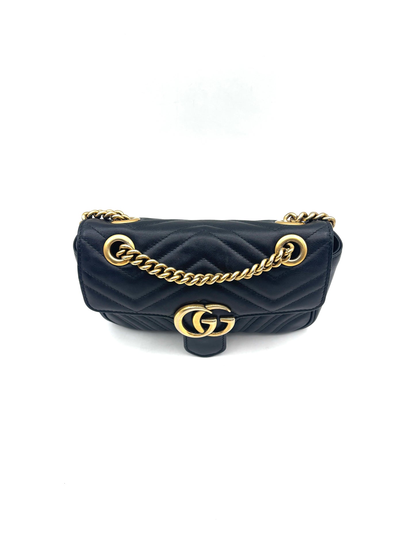 Gucci - GG Marmont - Leather - Black