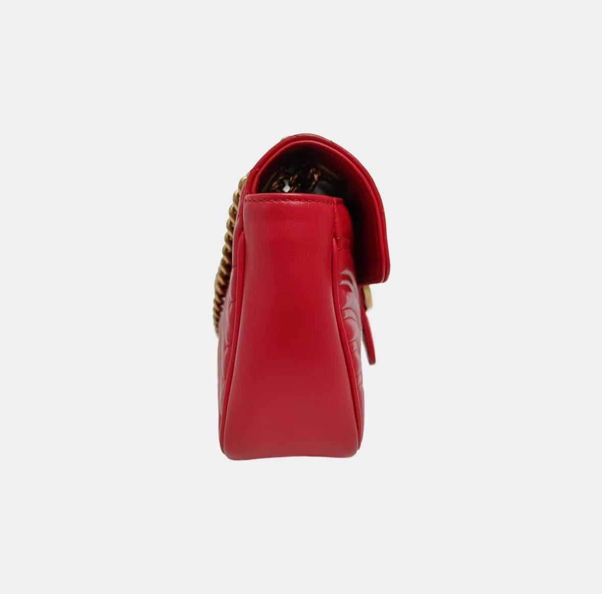 Gucci - GG Marmont - Cowhide leather - Red - (Medium)
