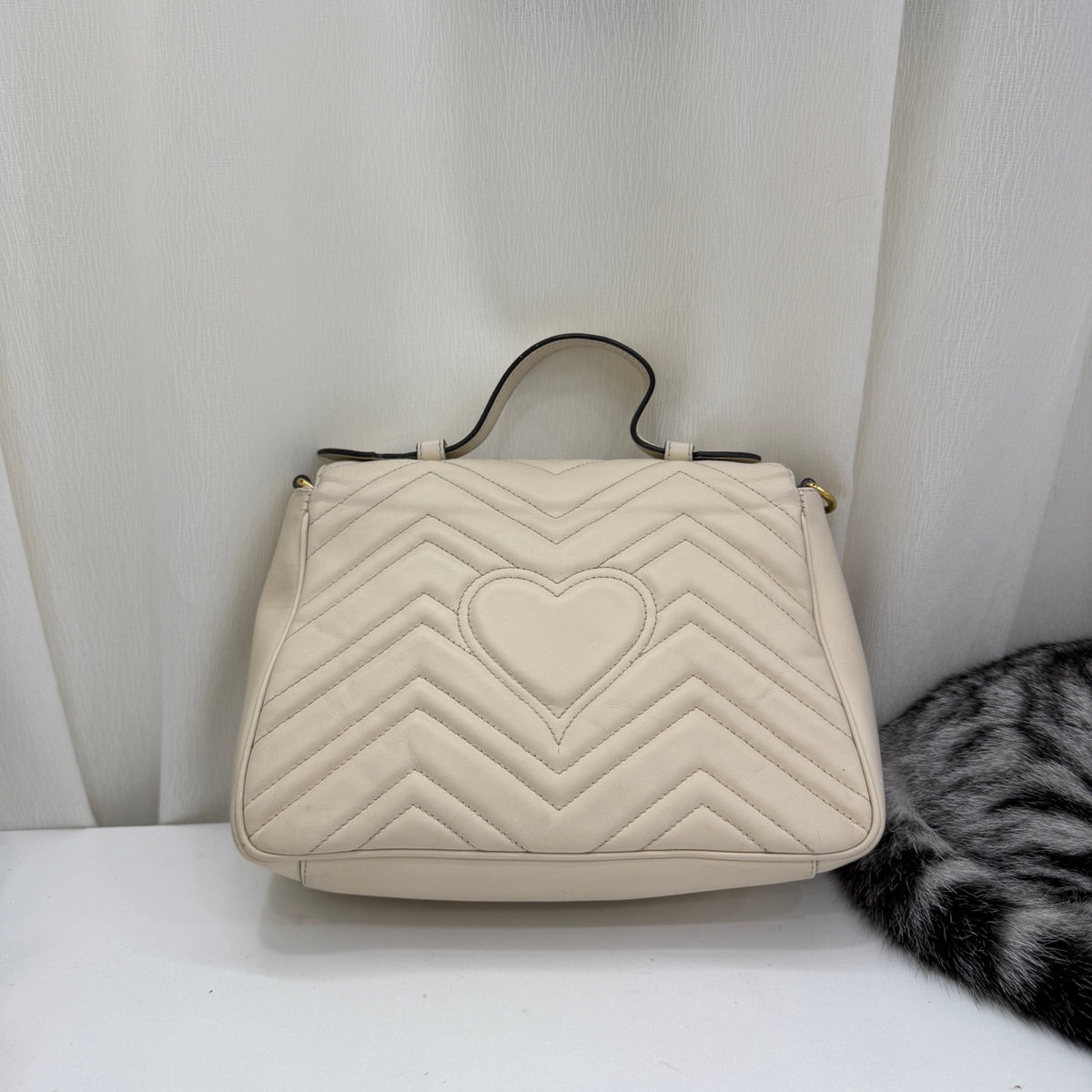 Gucci - GG Marmont - Leather - Beige