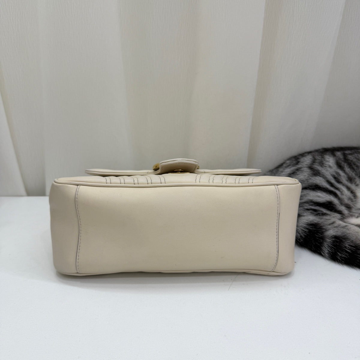 Gucci - GG Marmont - Leather - Beige