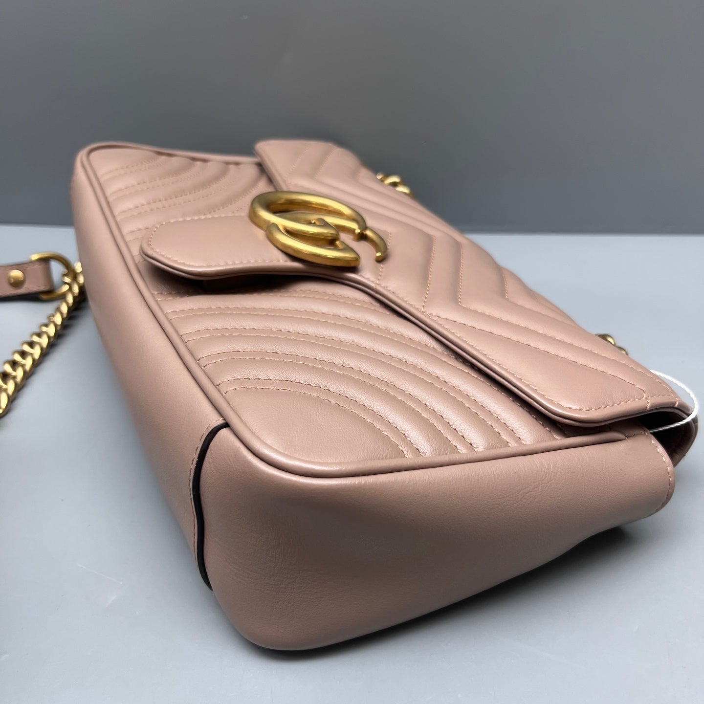 Gucci - GG Marmont - Leather - Beige - (medium)