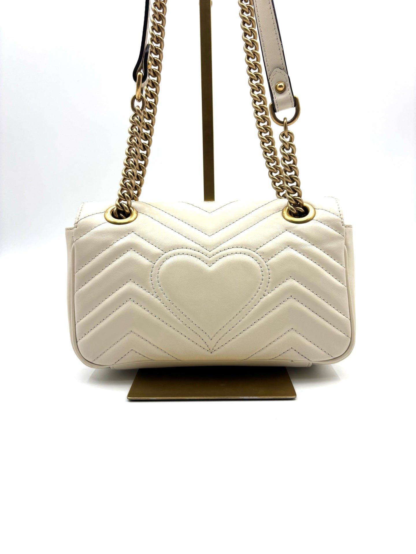 Gucci - GG Marmont - Leather - Beige - (mini)