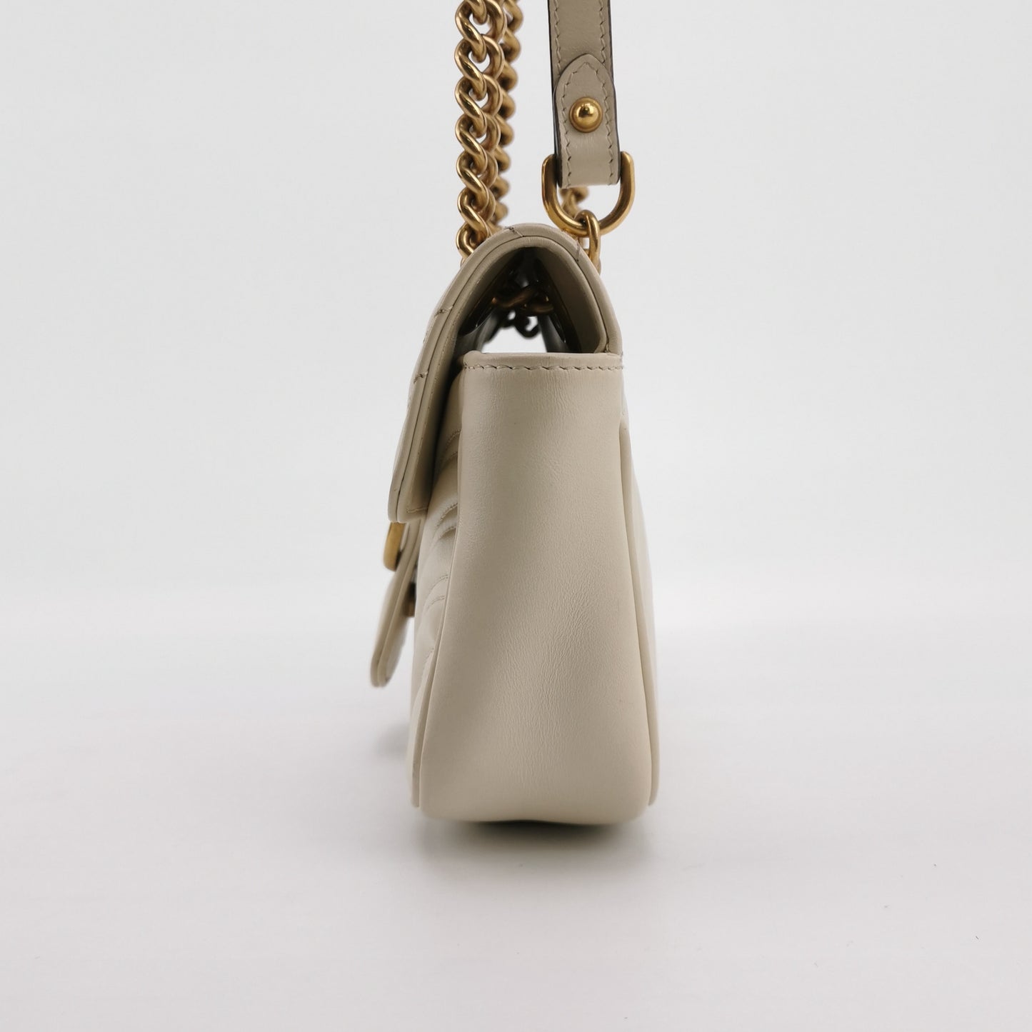 Gucci - GG Marmont - Leather - Beige - (mini)