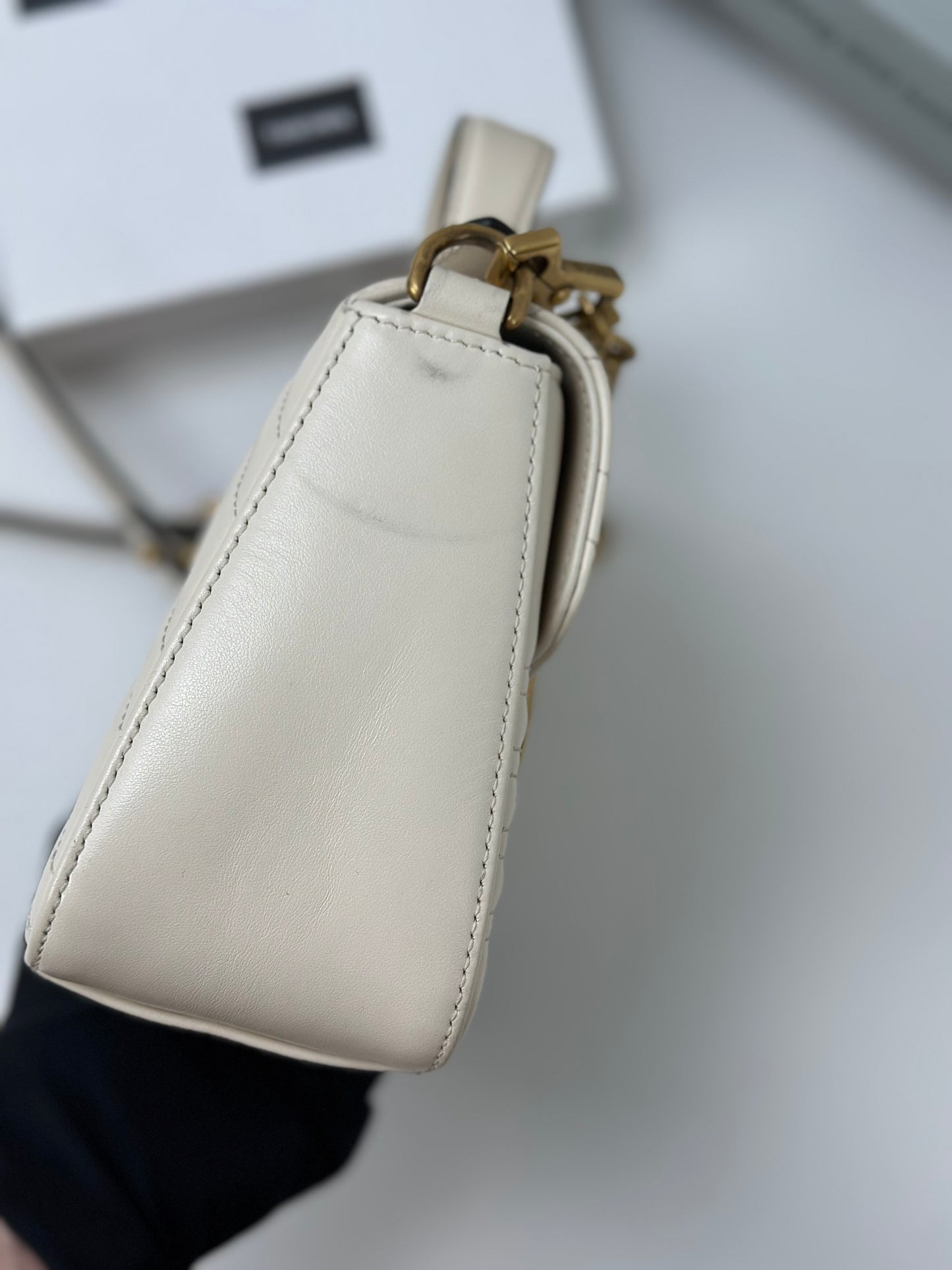 Gucci - GG Marmont - Leather - Beige - (mini)