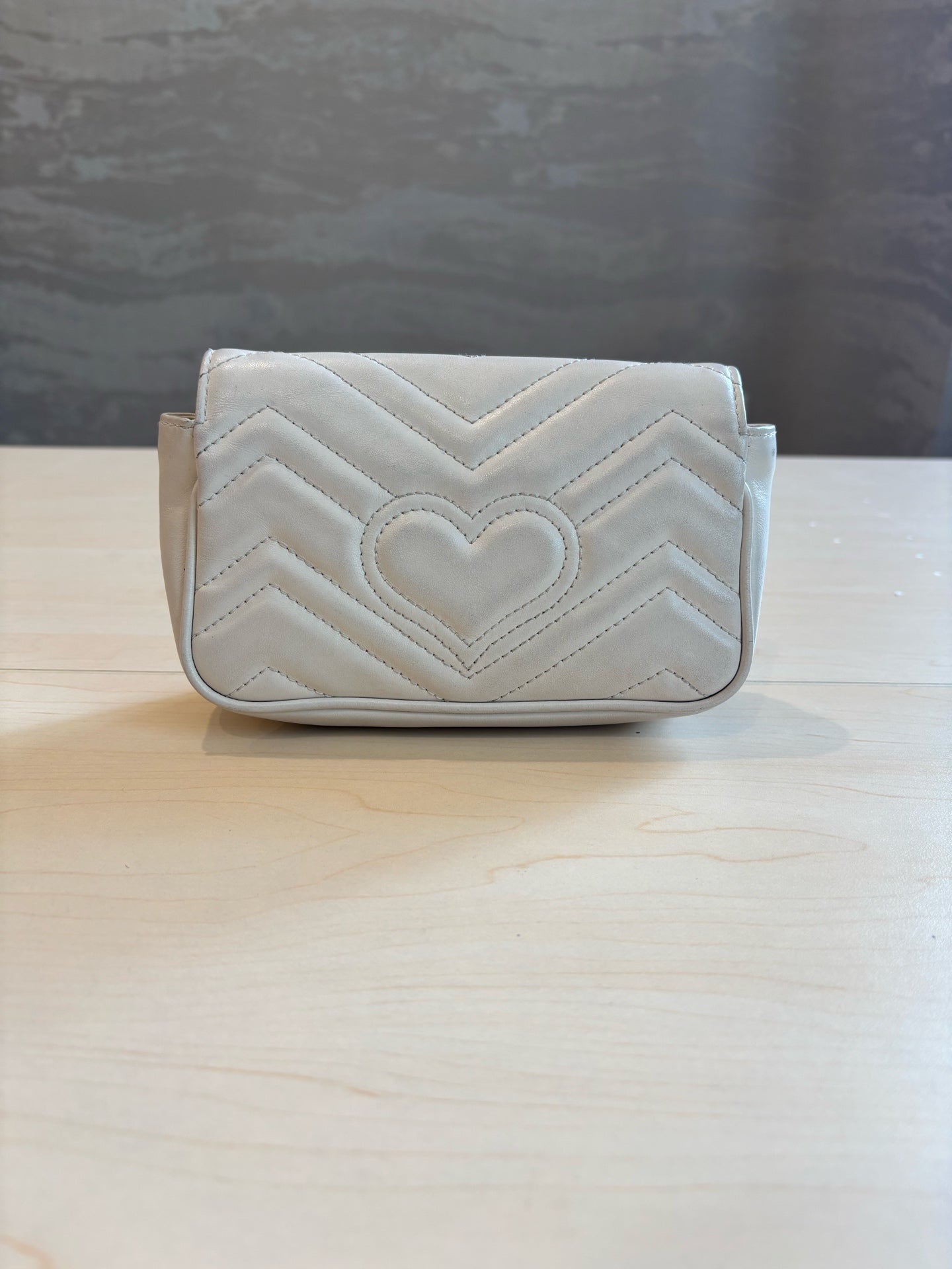 Gucci - GG Marmont - Leather - Beige - (mini)