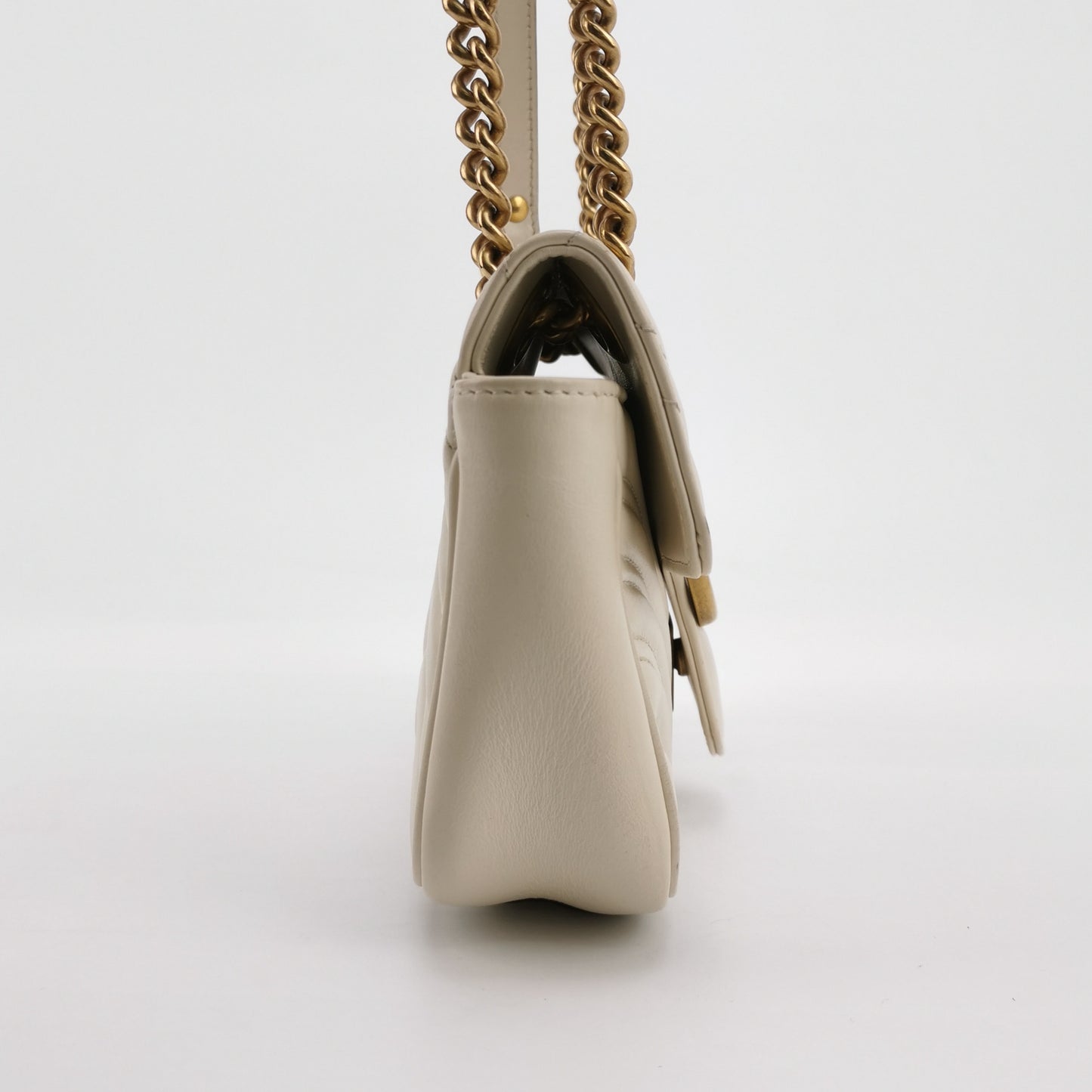 Gucci - GG Marmont - Leather - Beige - (mini)