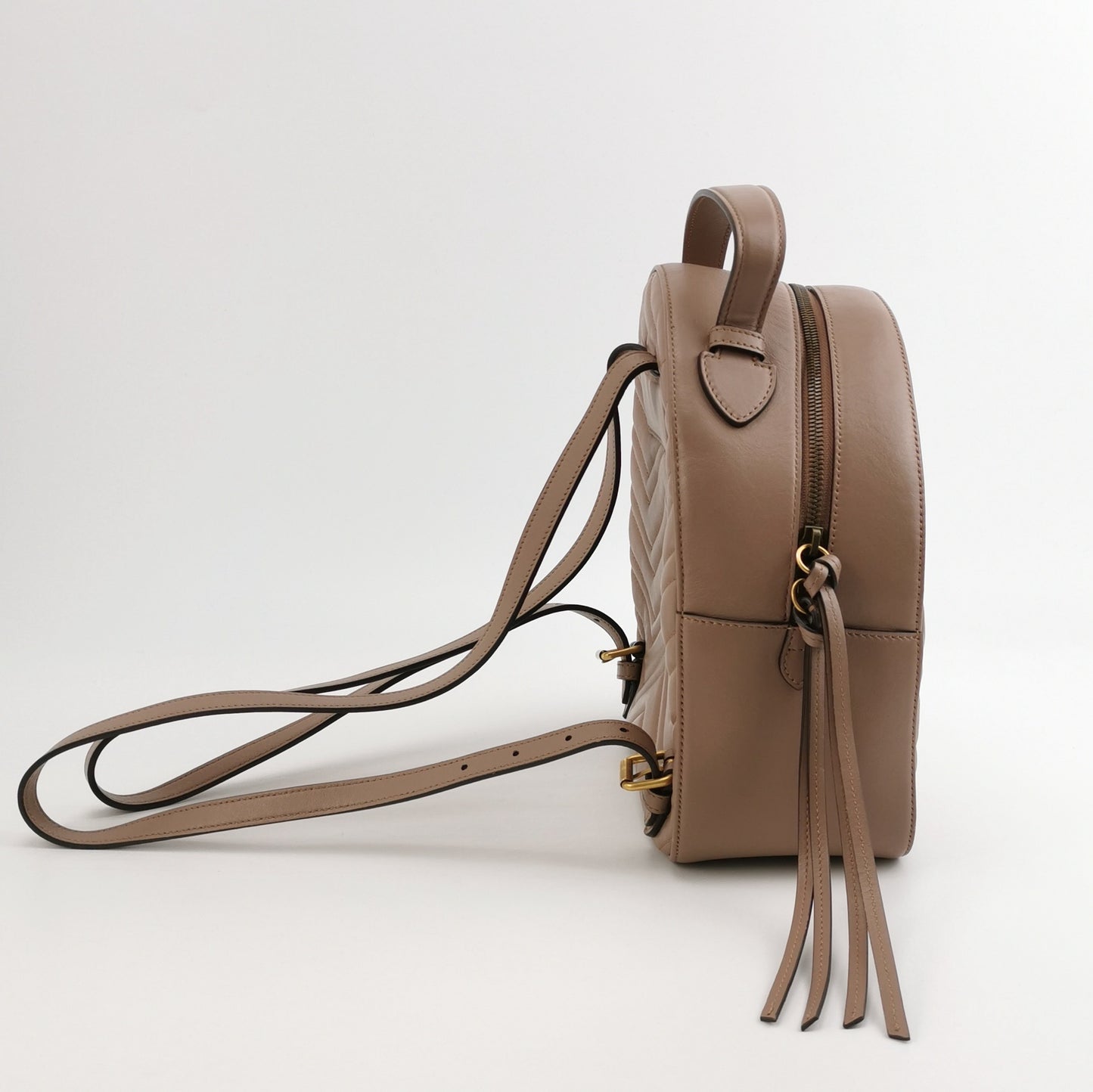 Gucci - GG Marmont - Leather - Beige - (mini)