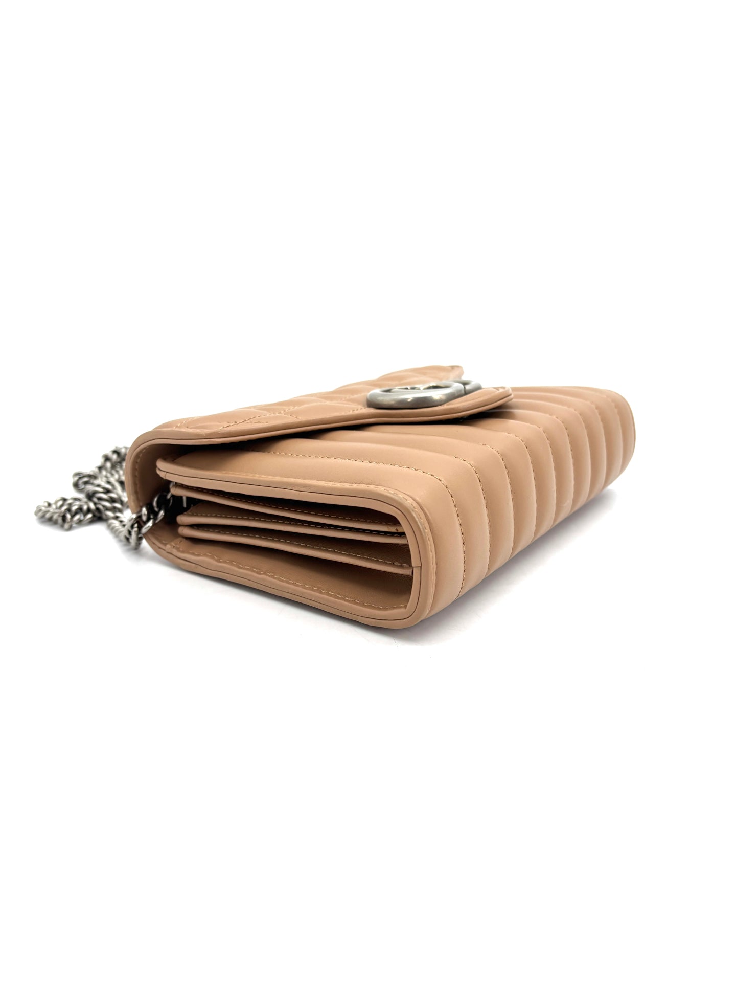 Gucci - GG Marmont - Leather - Beige - (mini)