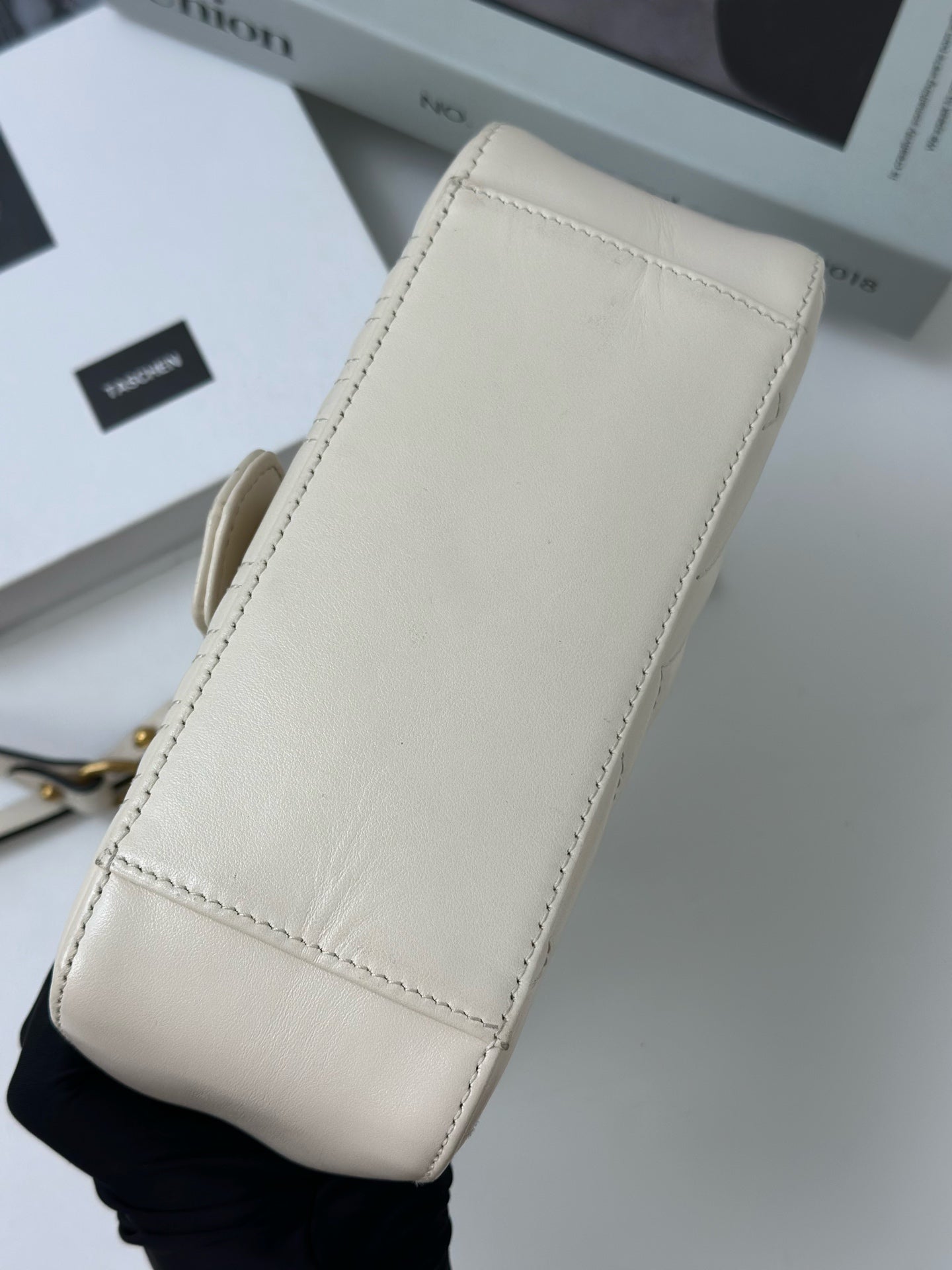 Gucci - GG Marmont - Leather - Beige - (mini)