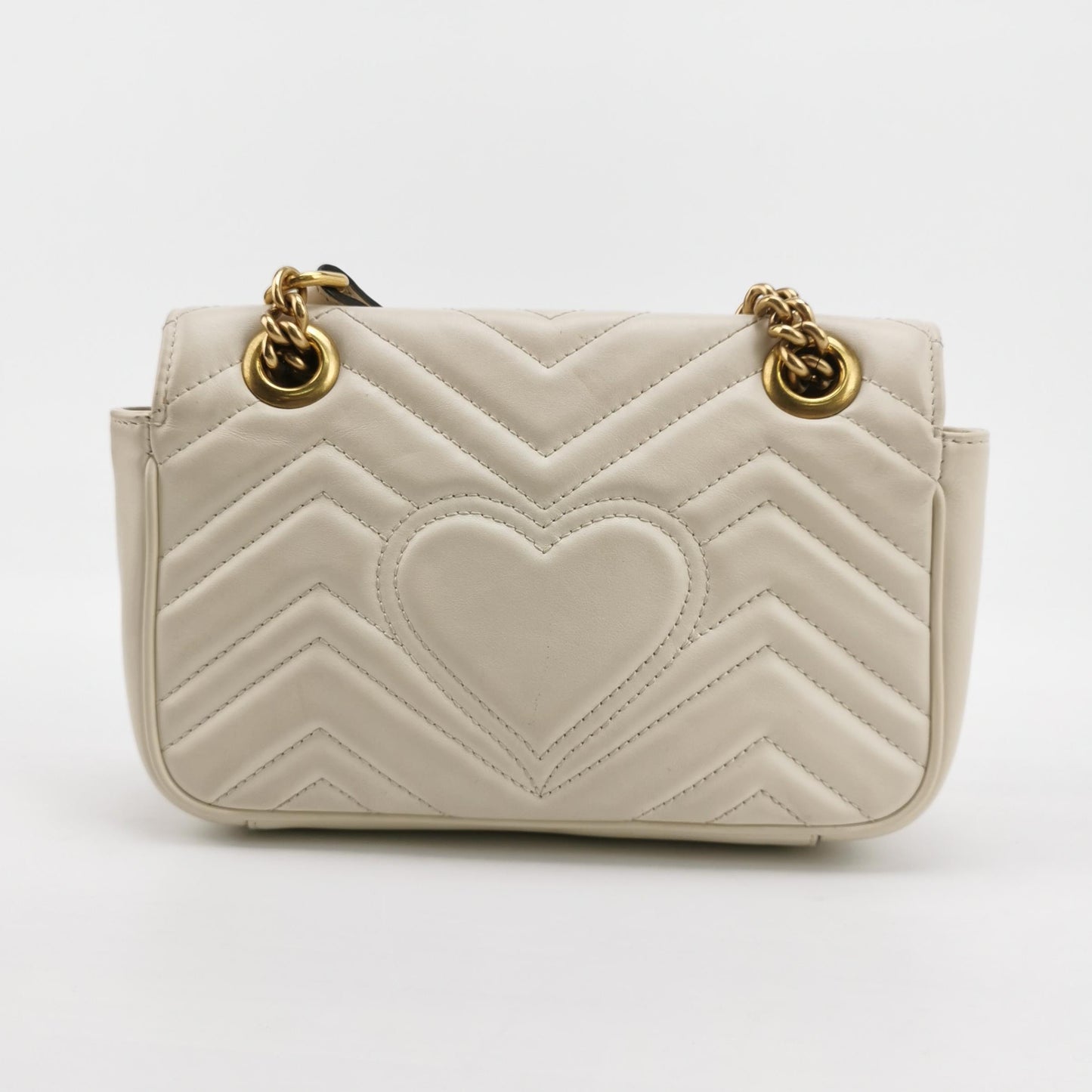 Gucci - GG Marmont - Leather - Beige - (mini)