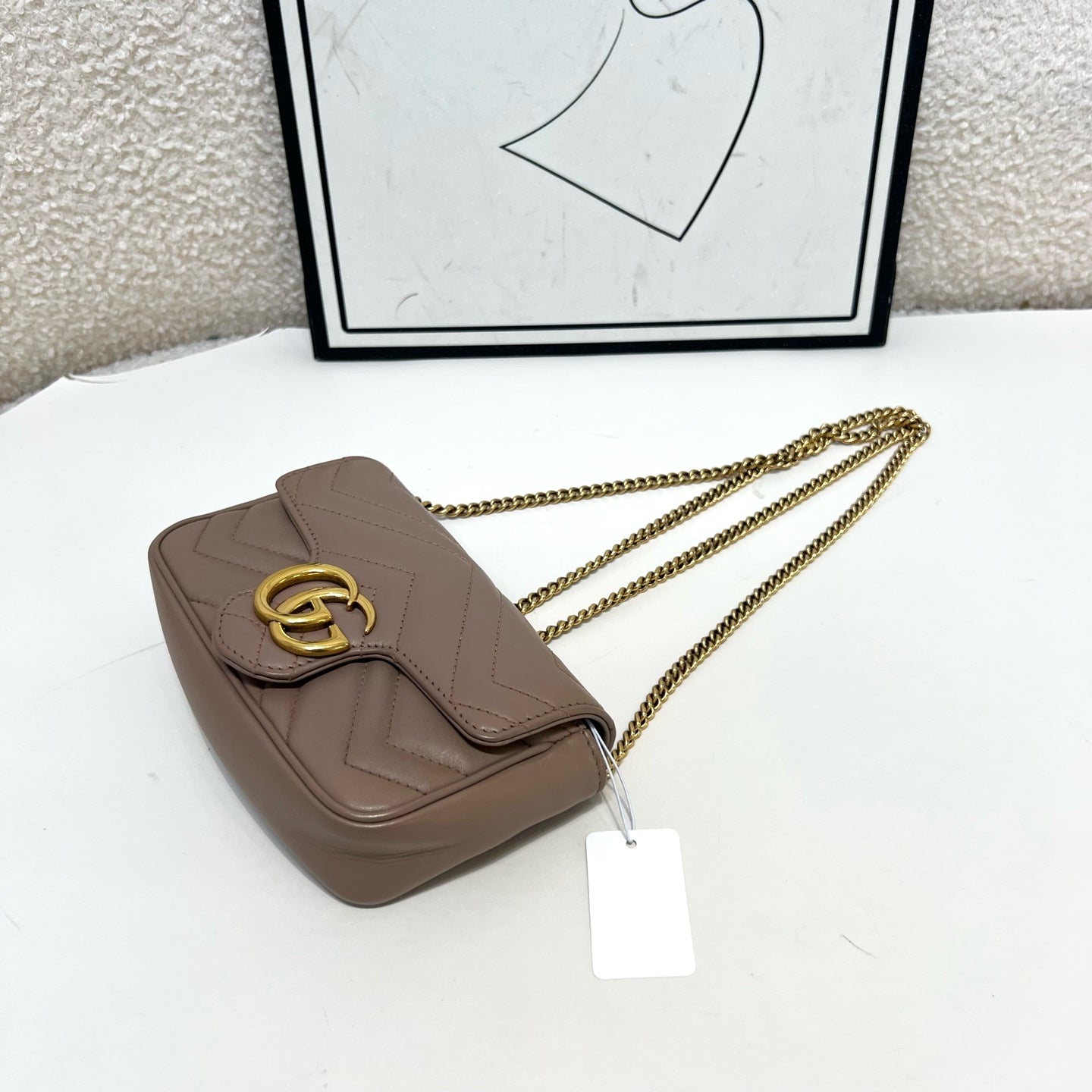 Gucci - GG Marmont - Leather - Beige - (mini)