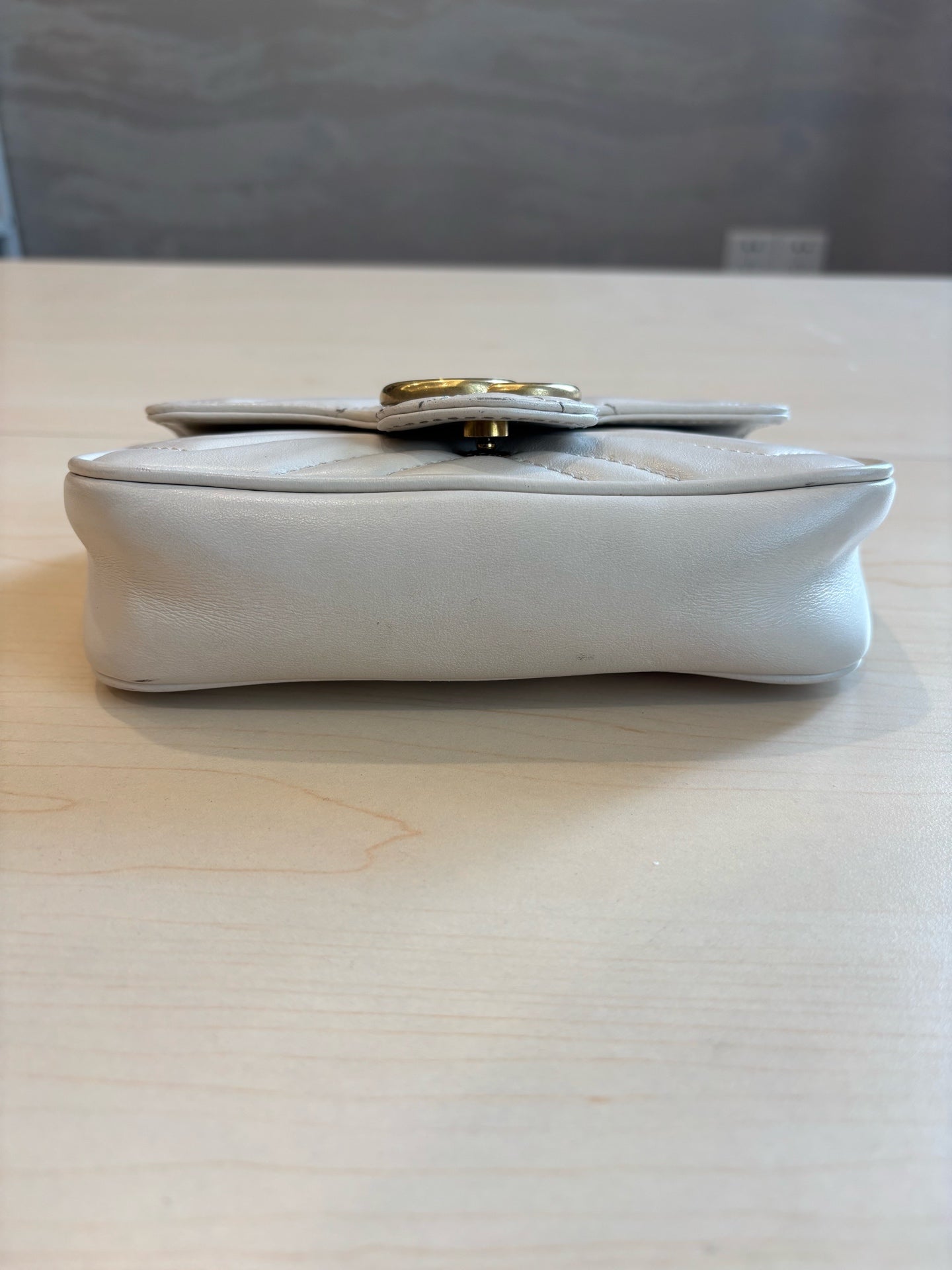 Gucci - GG Marmont - Leather - Beige - (mini)
