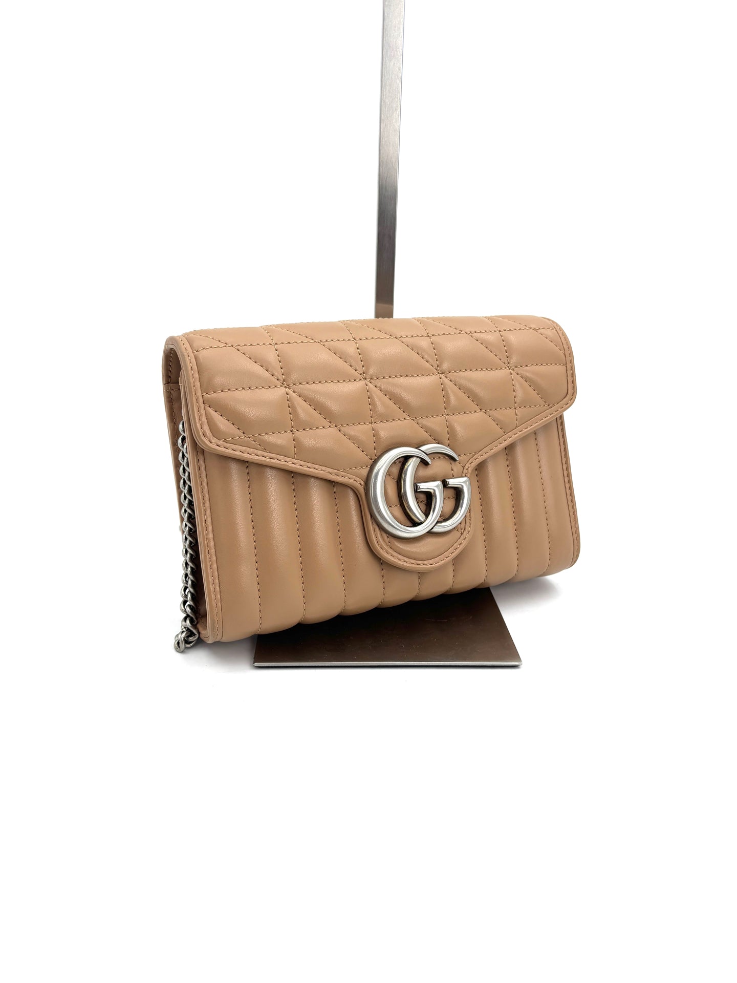 Gucci - GG Marmont - Leather - Beige - (mini)