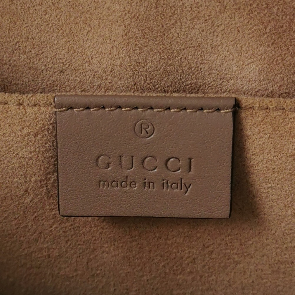 Gucci - GG Marmont - Leather - Beige - (mini)